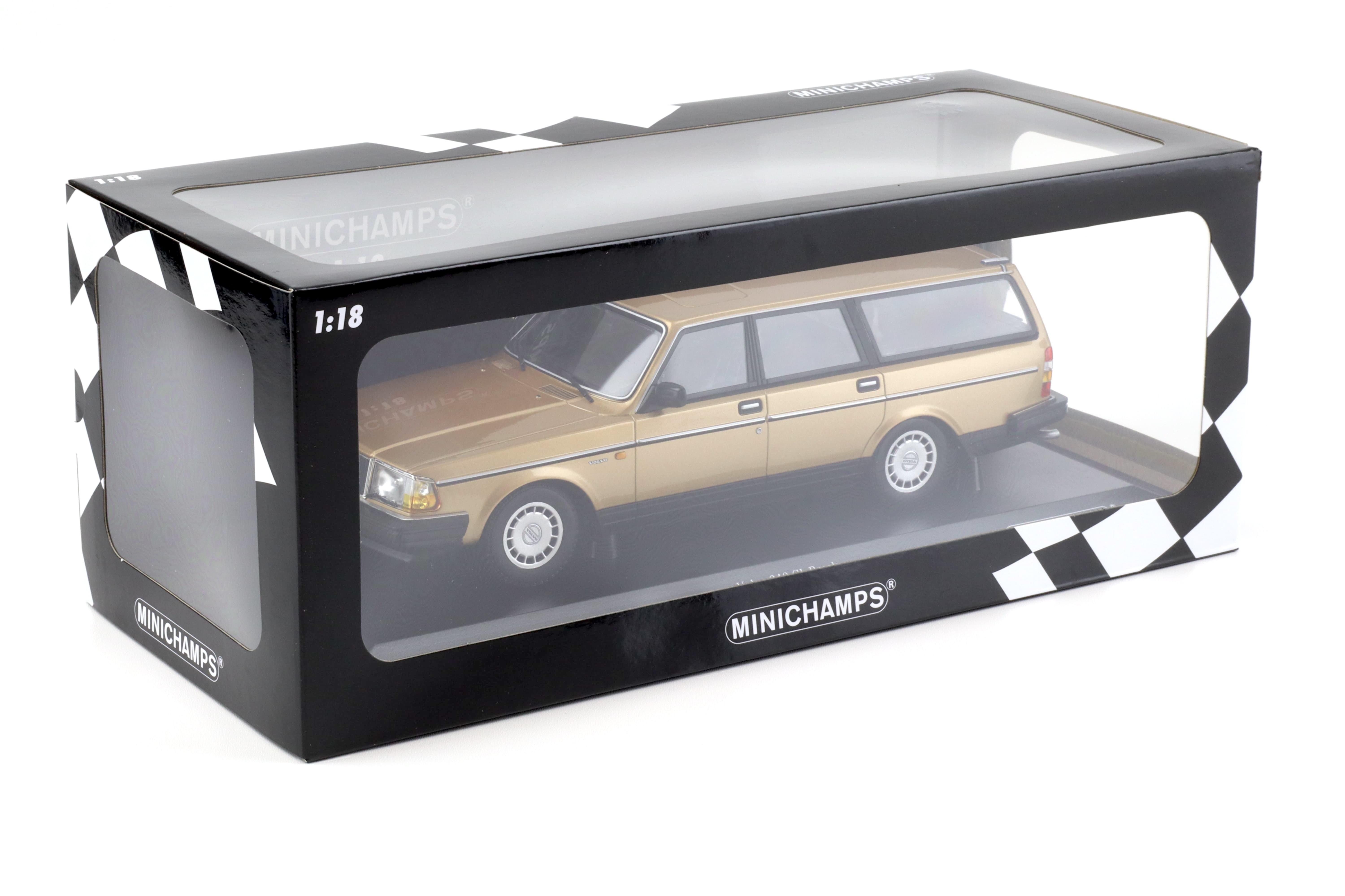 1:18 Minichamps Volvo 240 GL Break Estate 1986 gold metallic