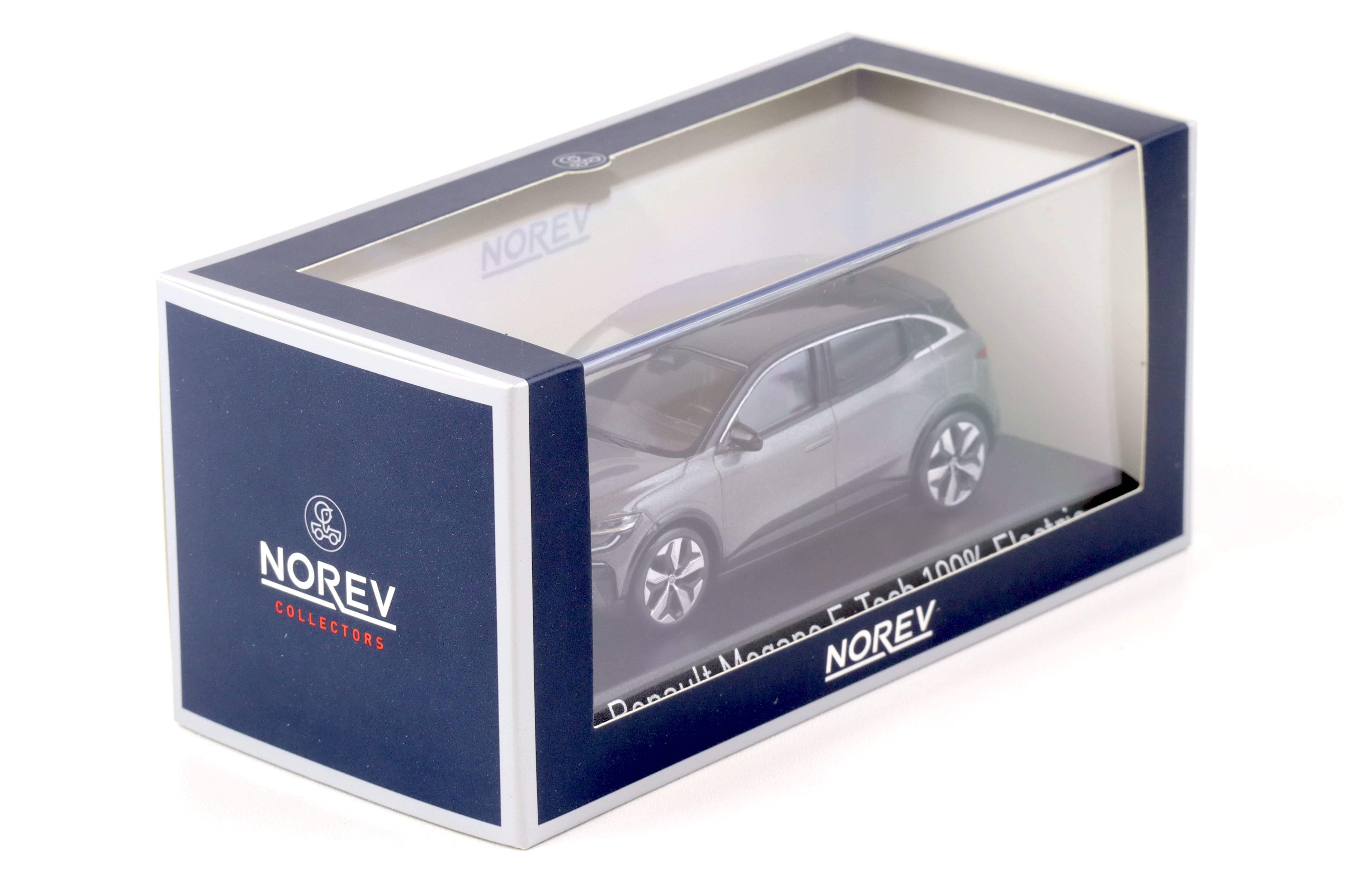 1:43 Norev Renault Megane E-TECH 100% Electric 2022 Schiste grey/ black roof 517920