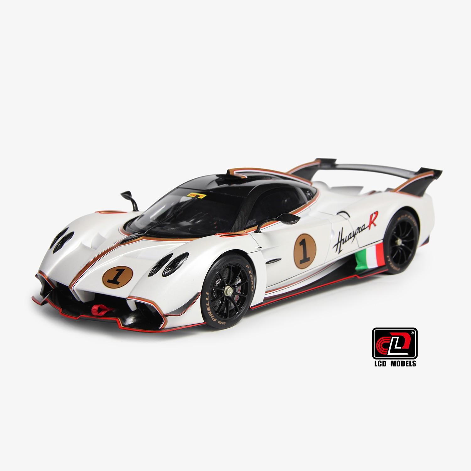1:18 LCD Models Pagani Huayra R 2021 pearl white LCD18012-PW