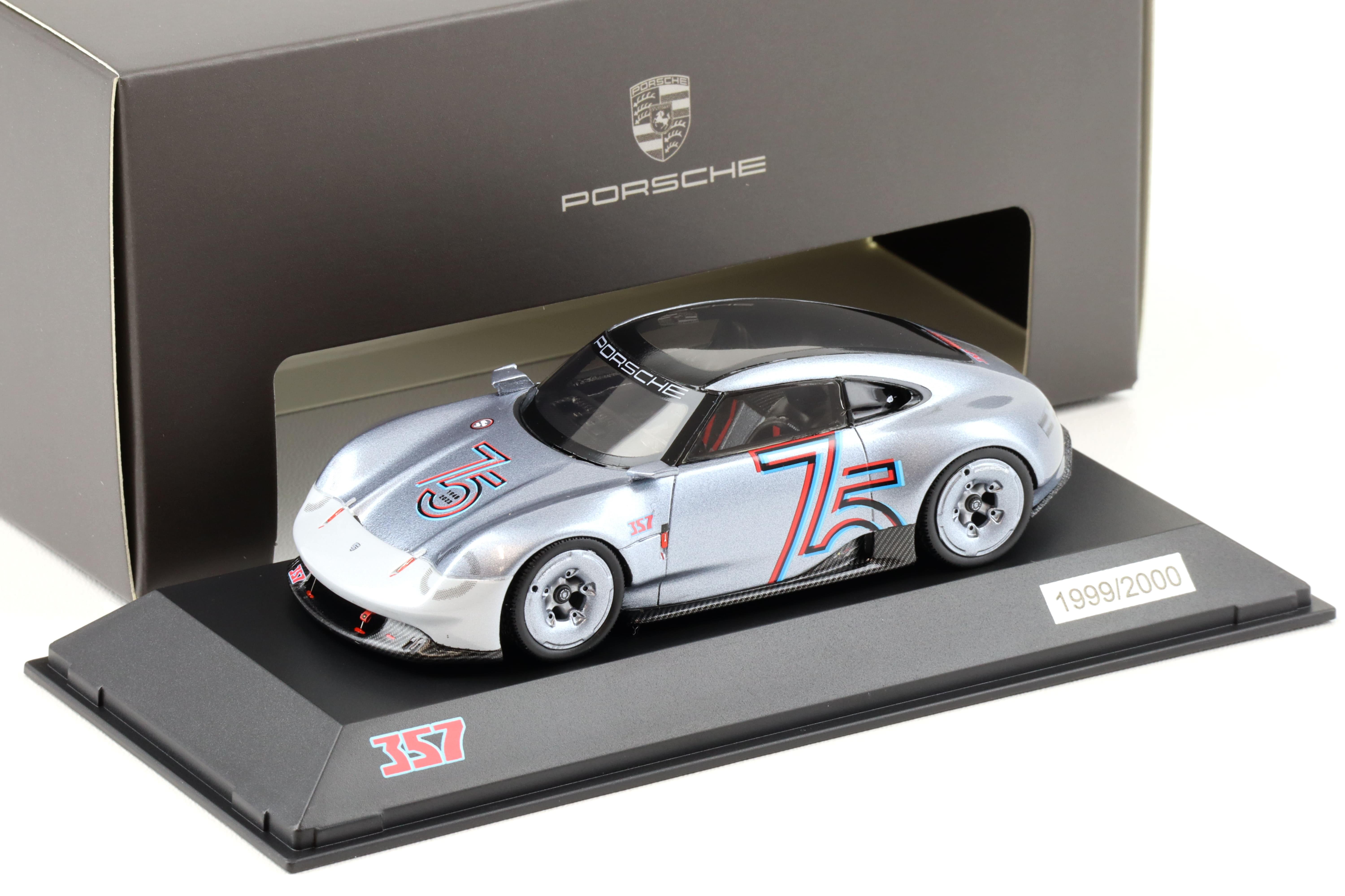 1:43 Spark Porsche Vision 357 Coupe silver-grey WAP DEALER