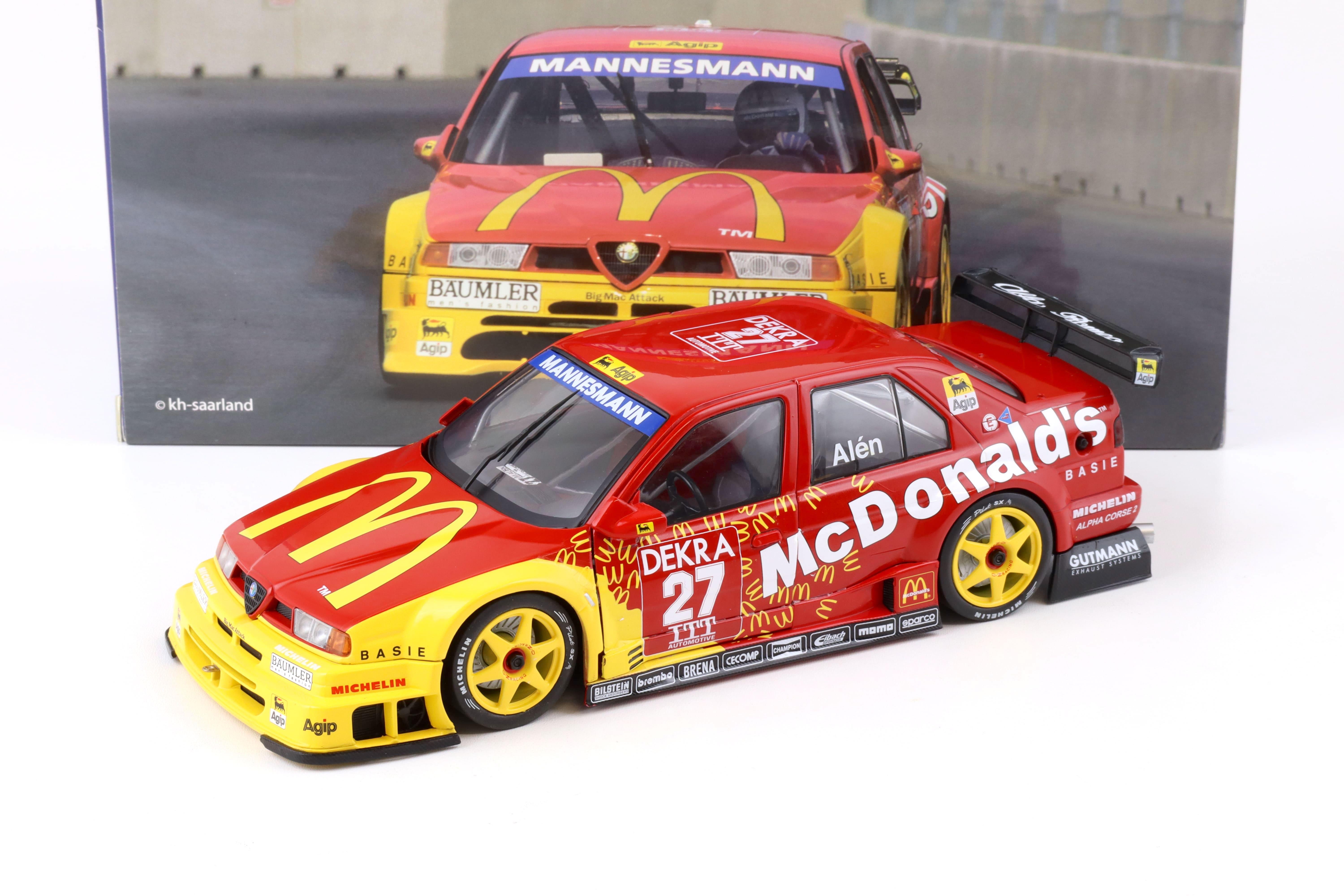 1:18 WERK83 Alfa Romeo 155 V6 TI #27 McDonald's DTM/ ITC Helsinki 1995