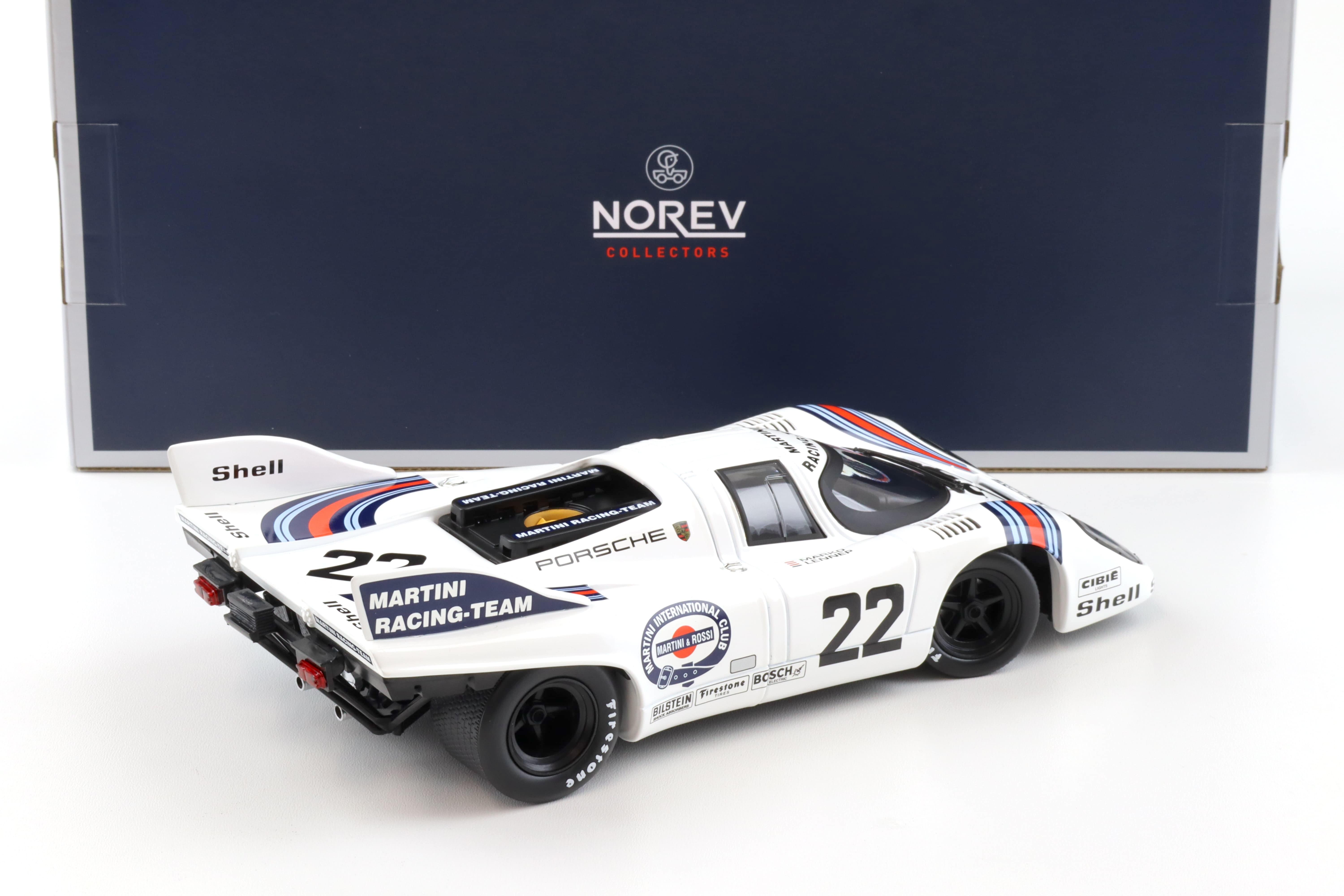 1:18 Norev Porsche 917K Winner 24h France 1971 Marko van Lennep #22 Martini Racing