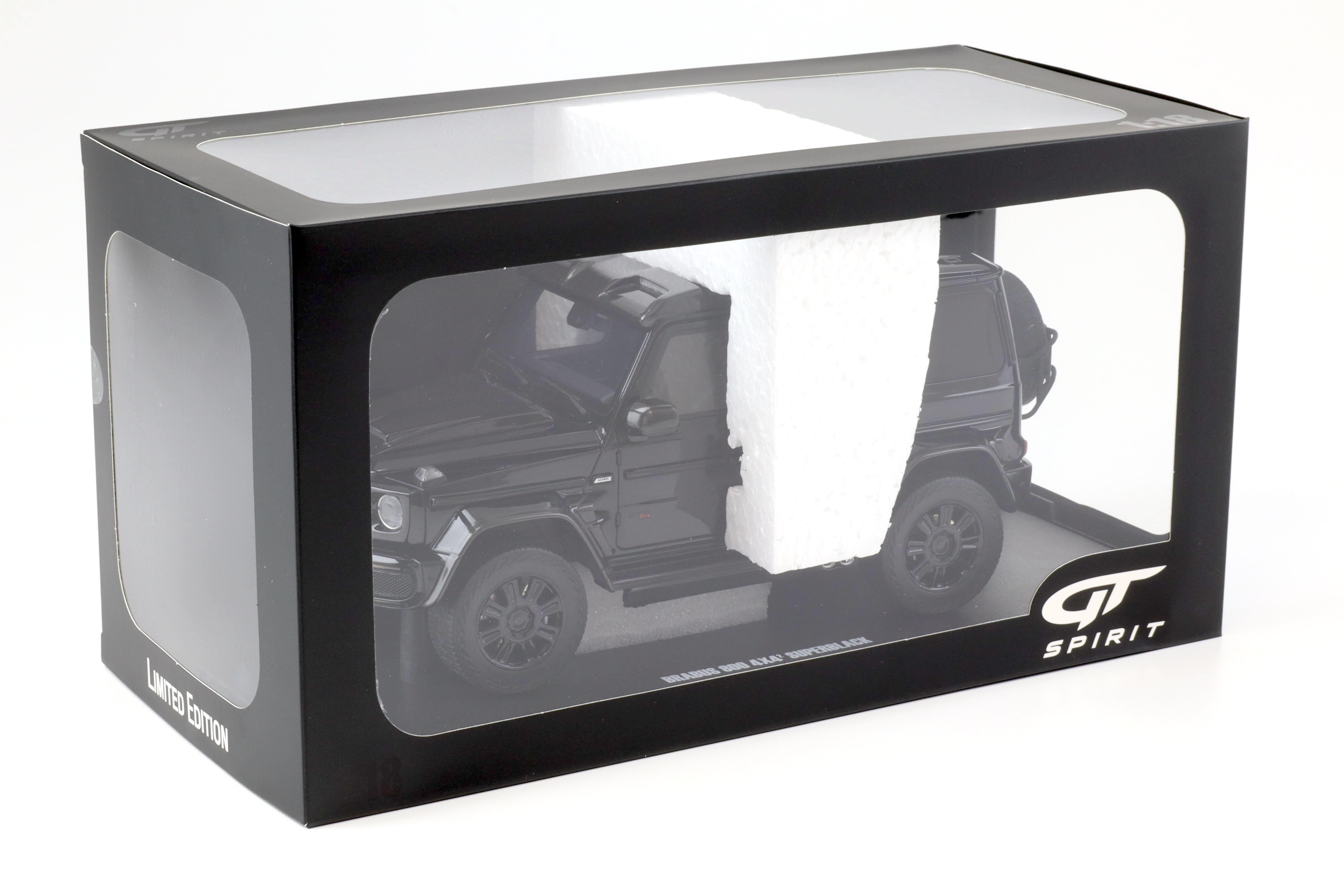 1:18 GT Spirit GT500 Mercedes Brabus G800 4x4 G-Class Superblack 2023 black