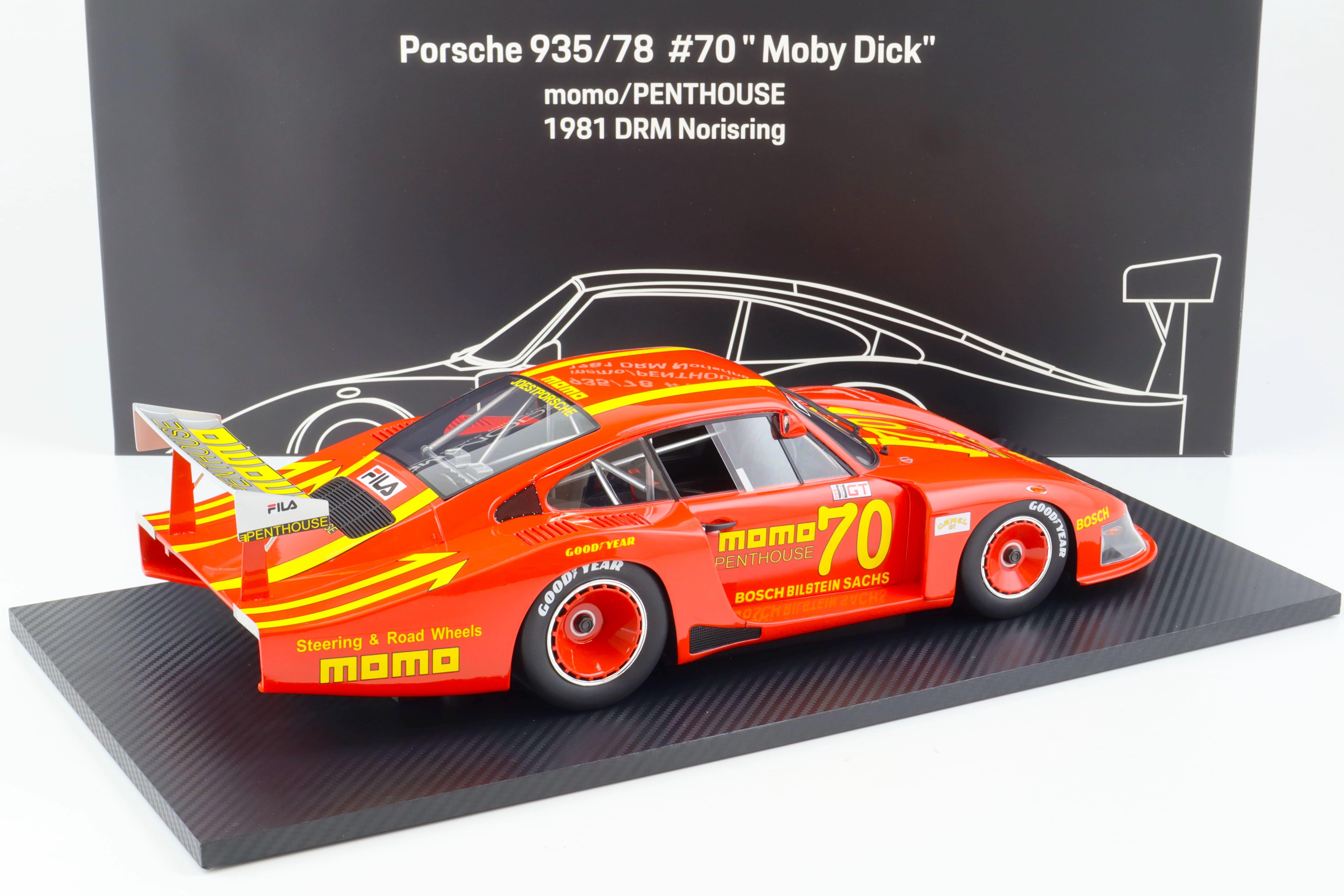 1:12 TSM Porsche 935/78 Moby Dick #70 DRM Norisring 1981 MOMO PENTHOUSE