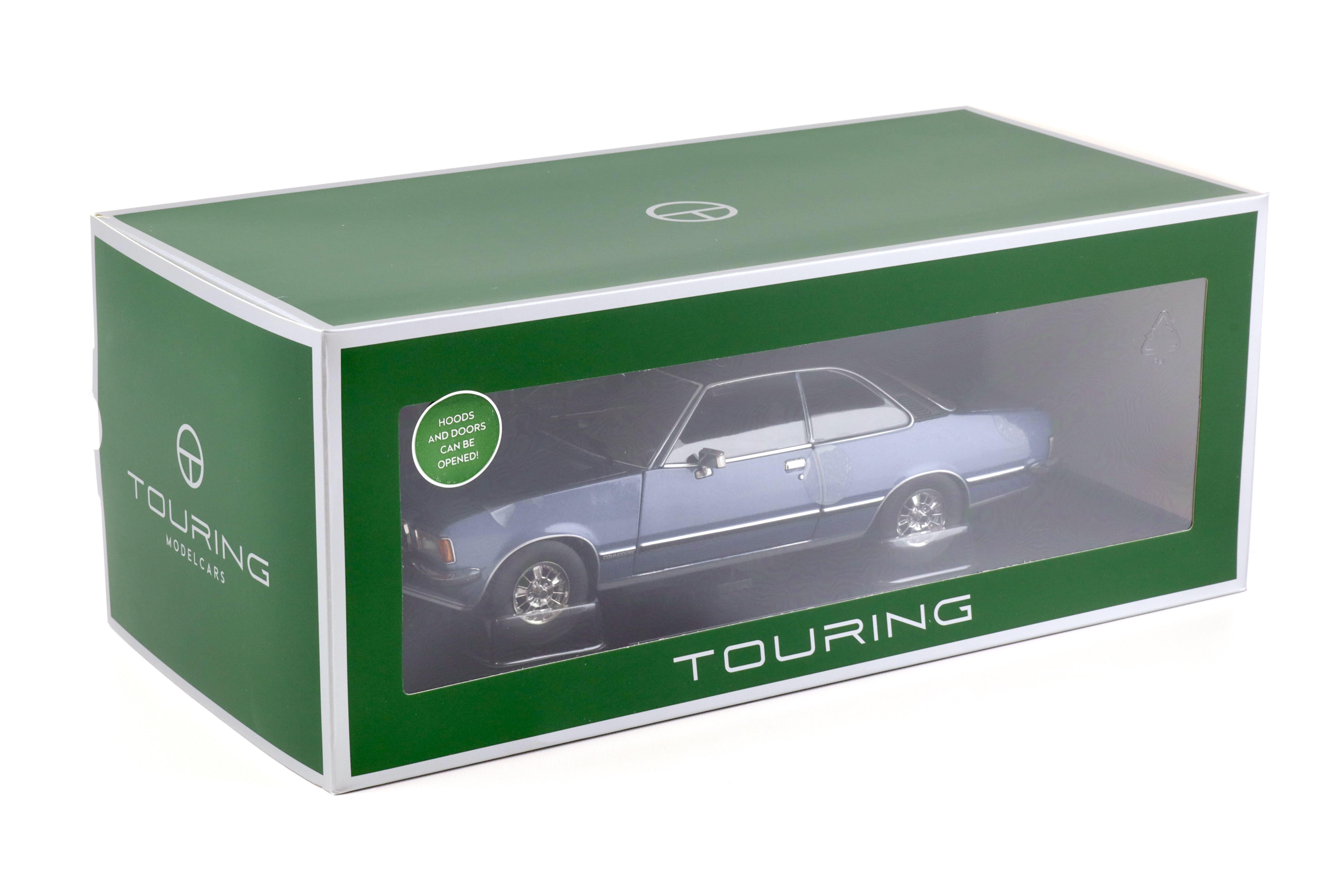 1:18 Touring Modelcars Opel Commodore B GS/E Coupe 1975 Saphire blue met.