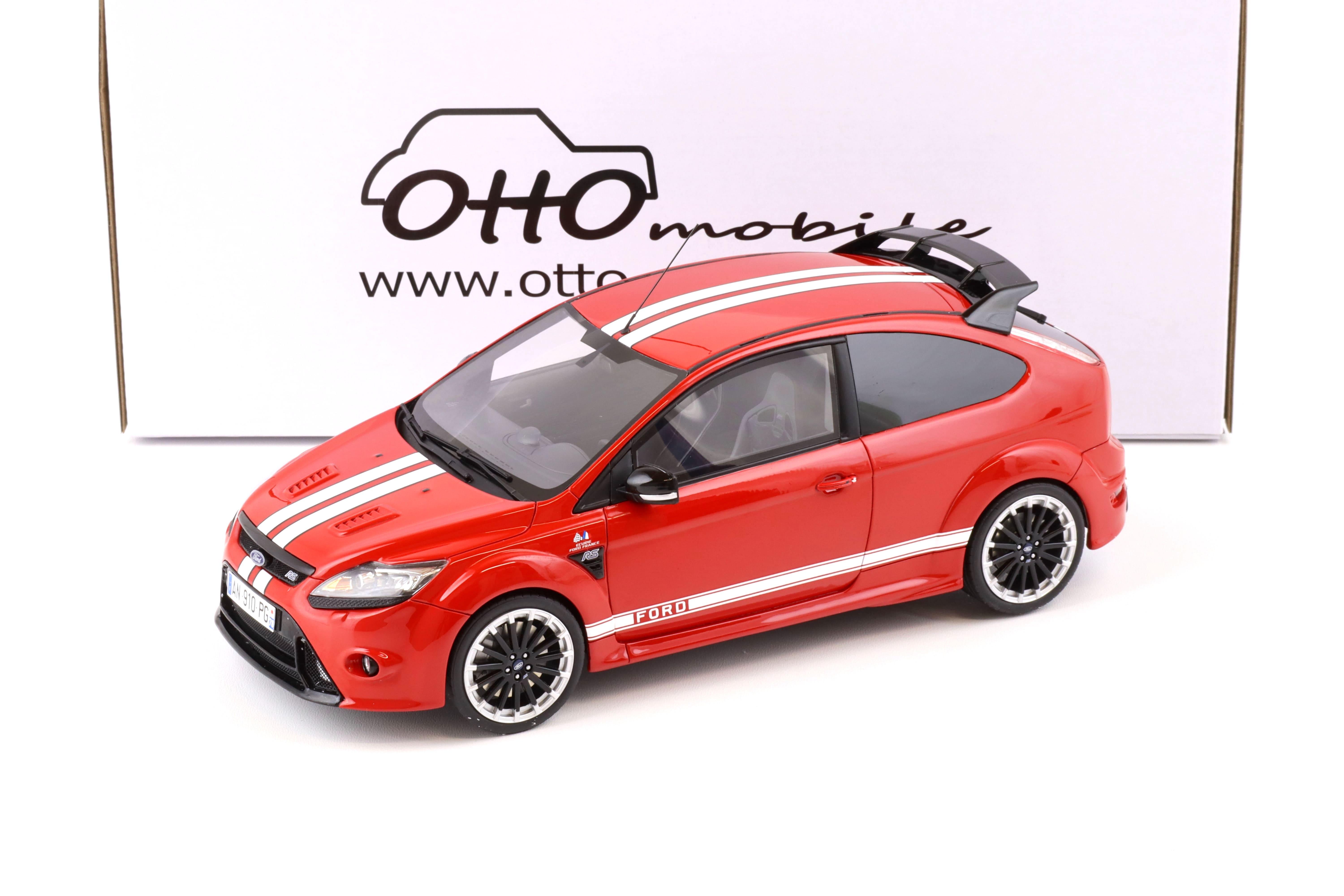 1:18 OTTO mobile OT1007 Ford Focus RS MK2 Le Mans red 2010
