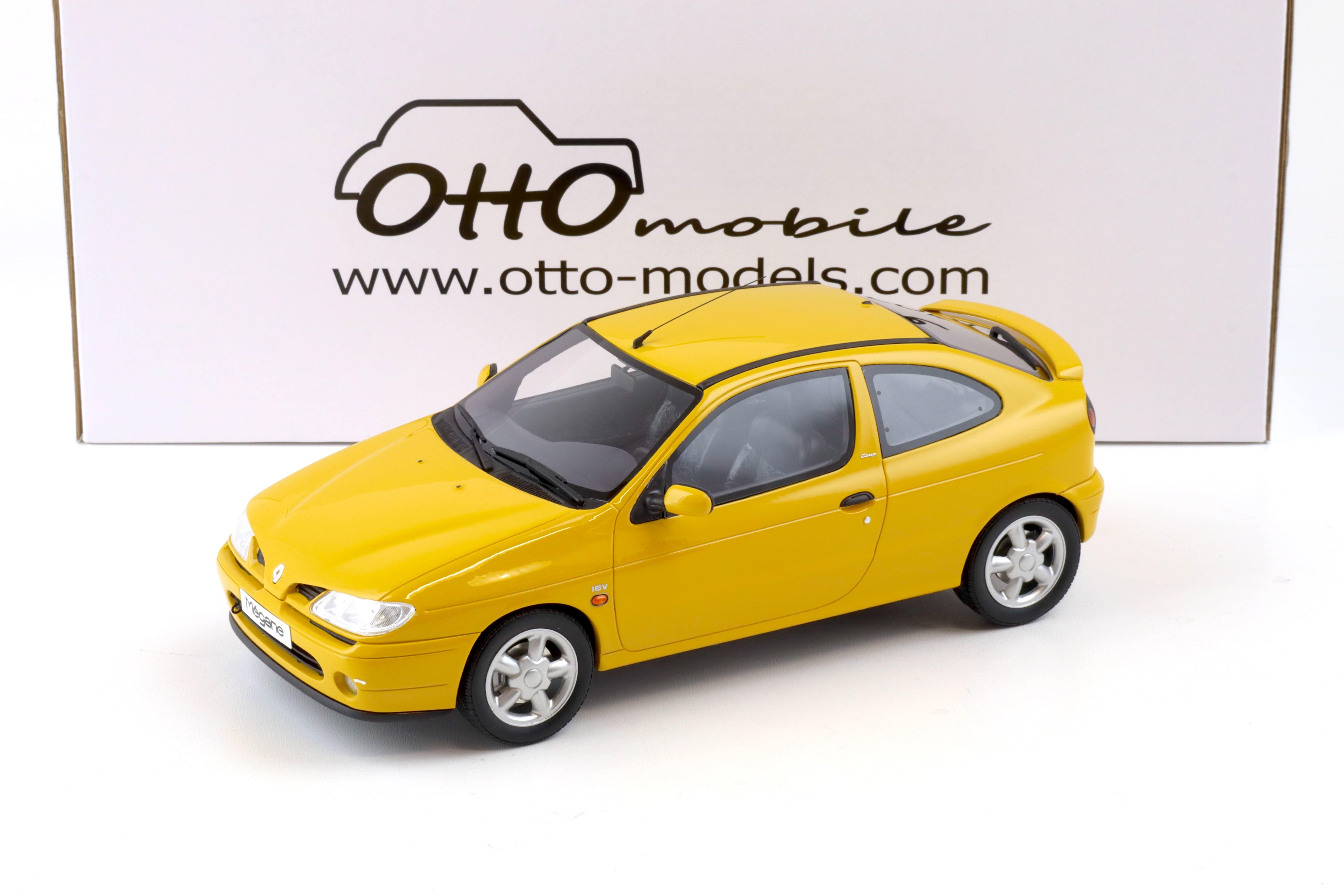 1:18 OTTO mobile OT343 Renault Megane MK1 Coupe 2.0 16V 1999 yellow