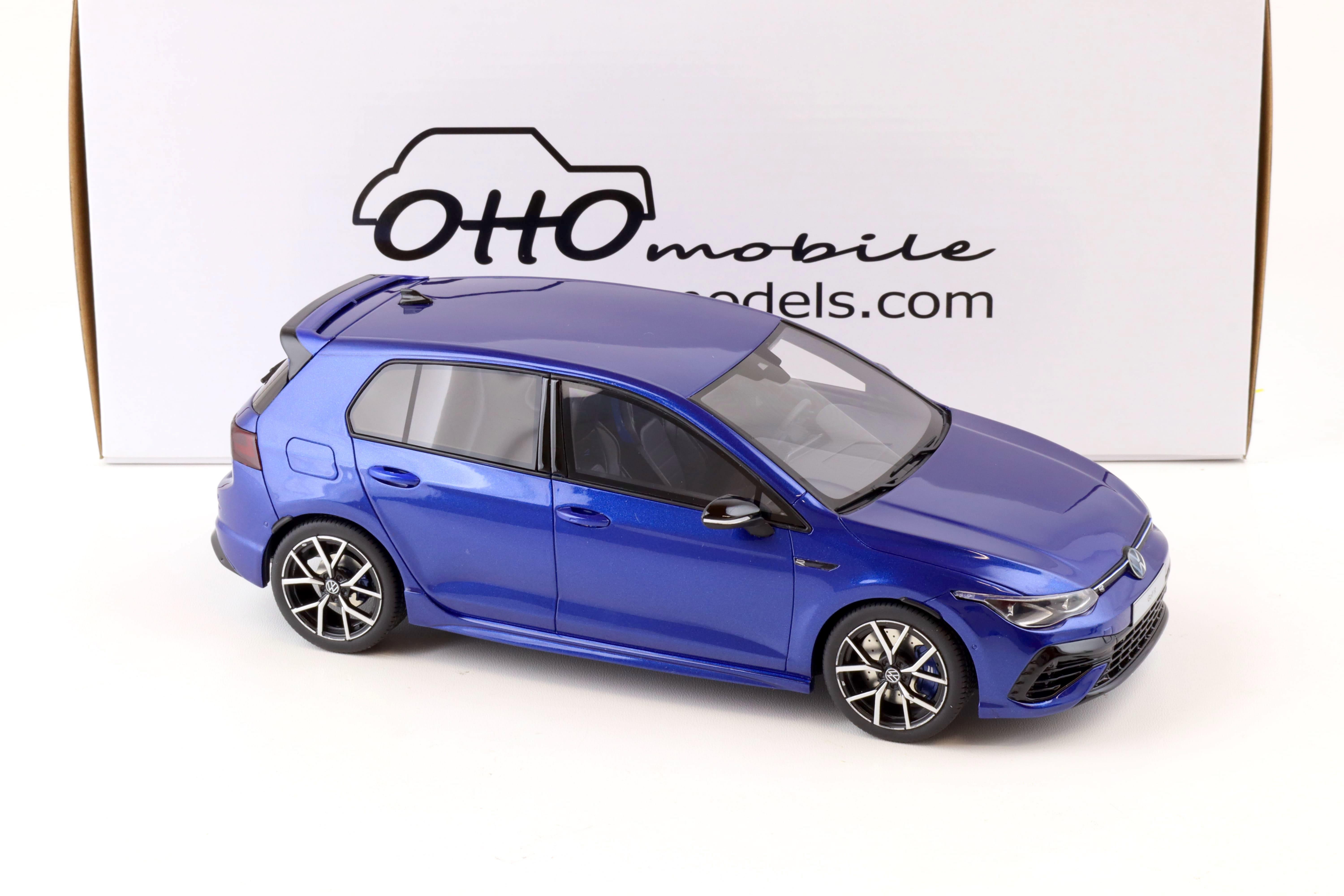 1:18 OTTO mobile OT413 VW Golf 8 R blue metallic 2021