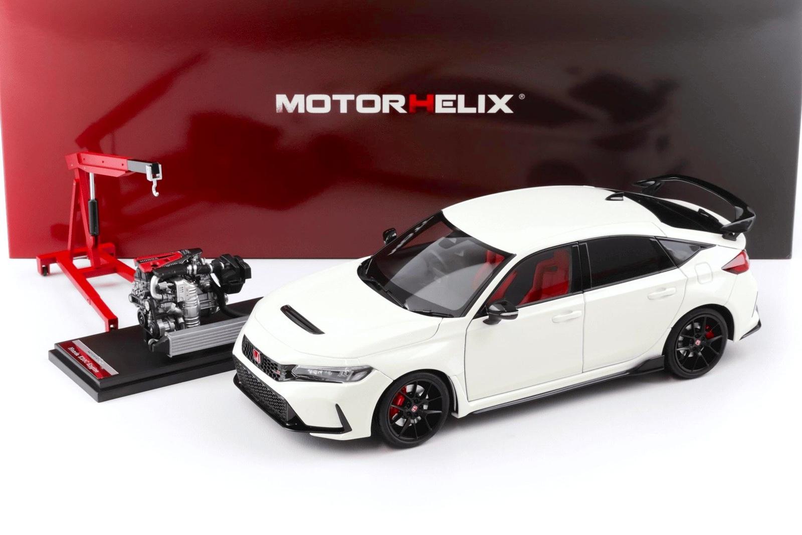 1:18 Motorhelix Honda Civic Type R (FL5) Championship white 2022 M85301