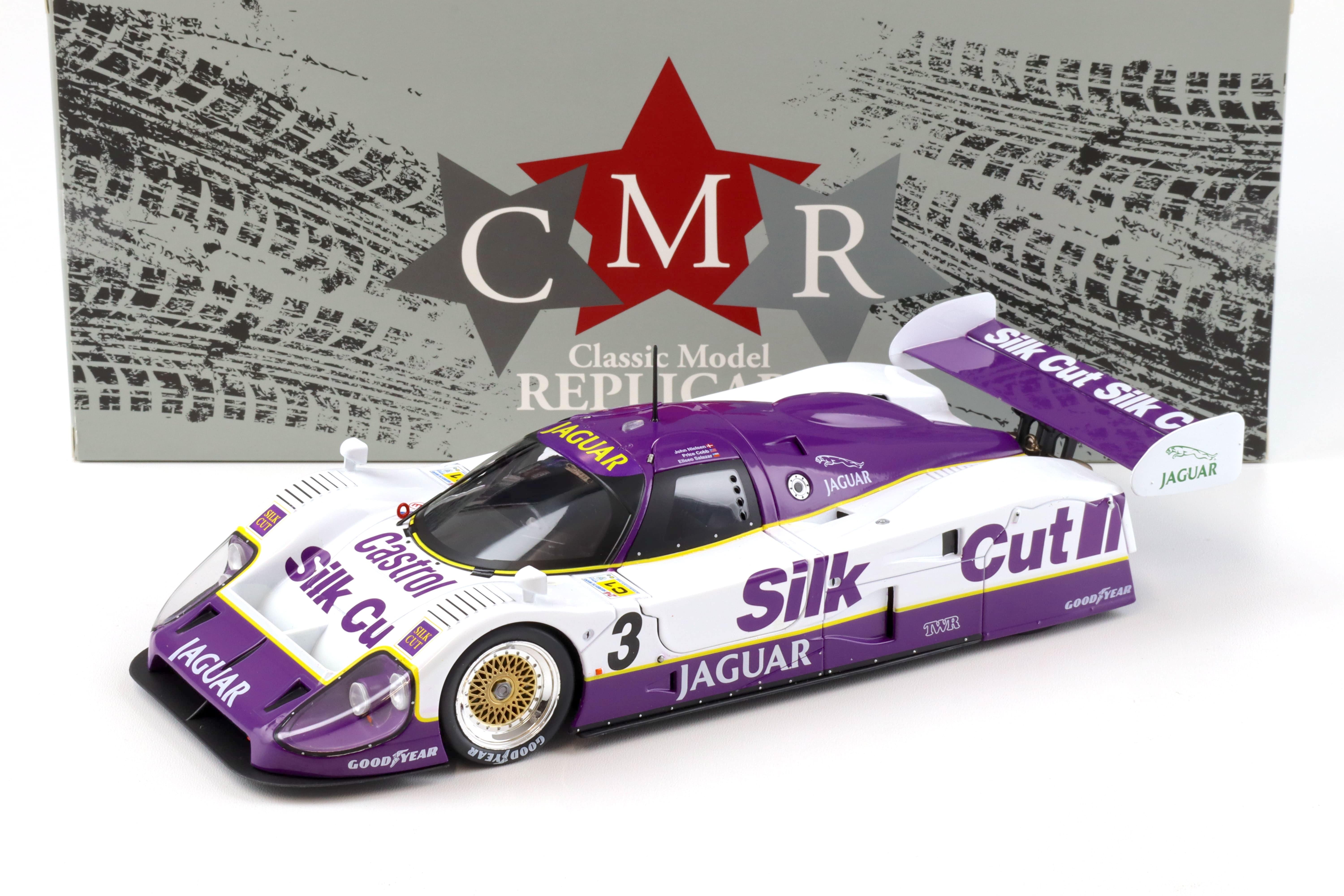 1:18 CMR Jaguar XJR12 #3 Winner 24h Le Mans 1990 Silk Cut Nielsen, Cobb, Brundle