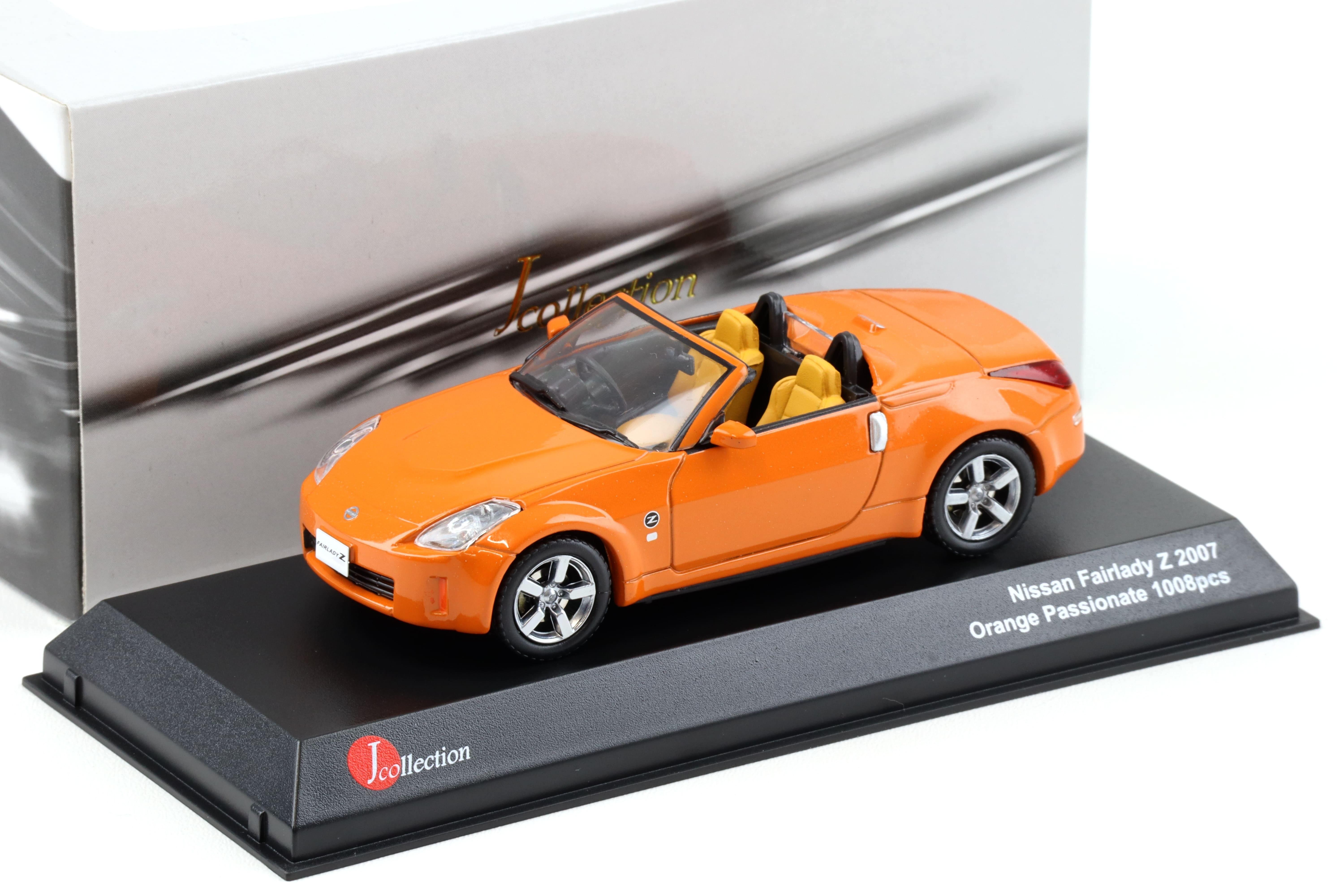 1:43 J-Collection Kyosho Nissan Fairlady Z 2007 orange passionate 