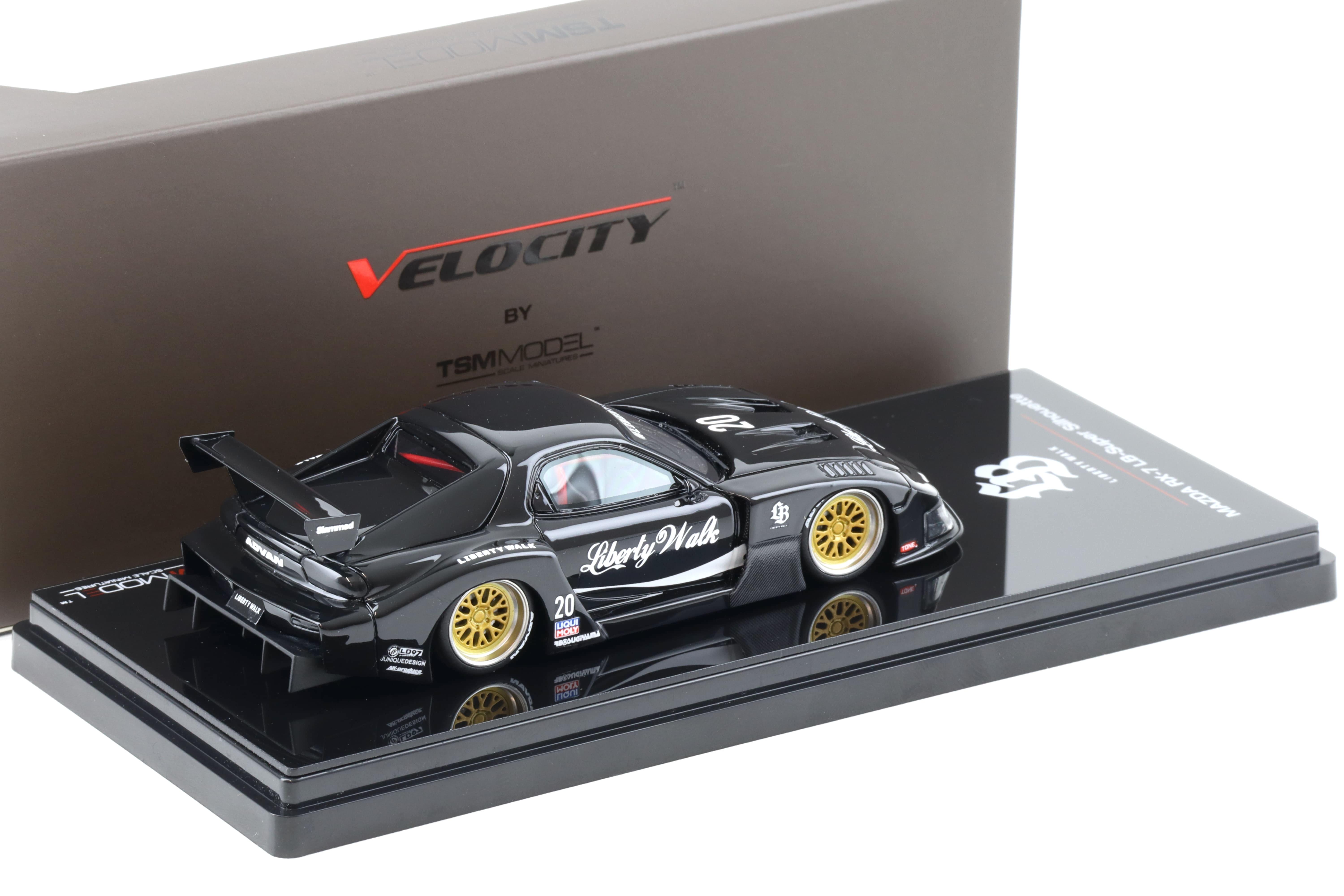 1:43 TSM Model Mazda RX-7 LB-Super Silhouette Liberty Walk black TSMV0021