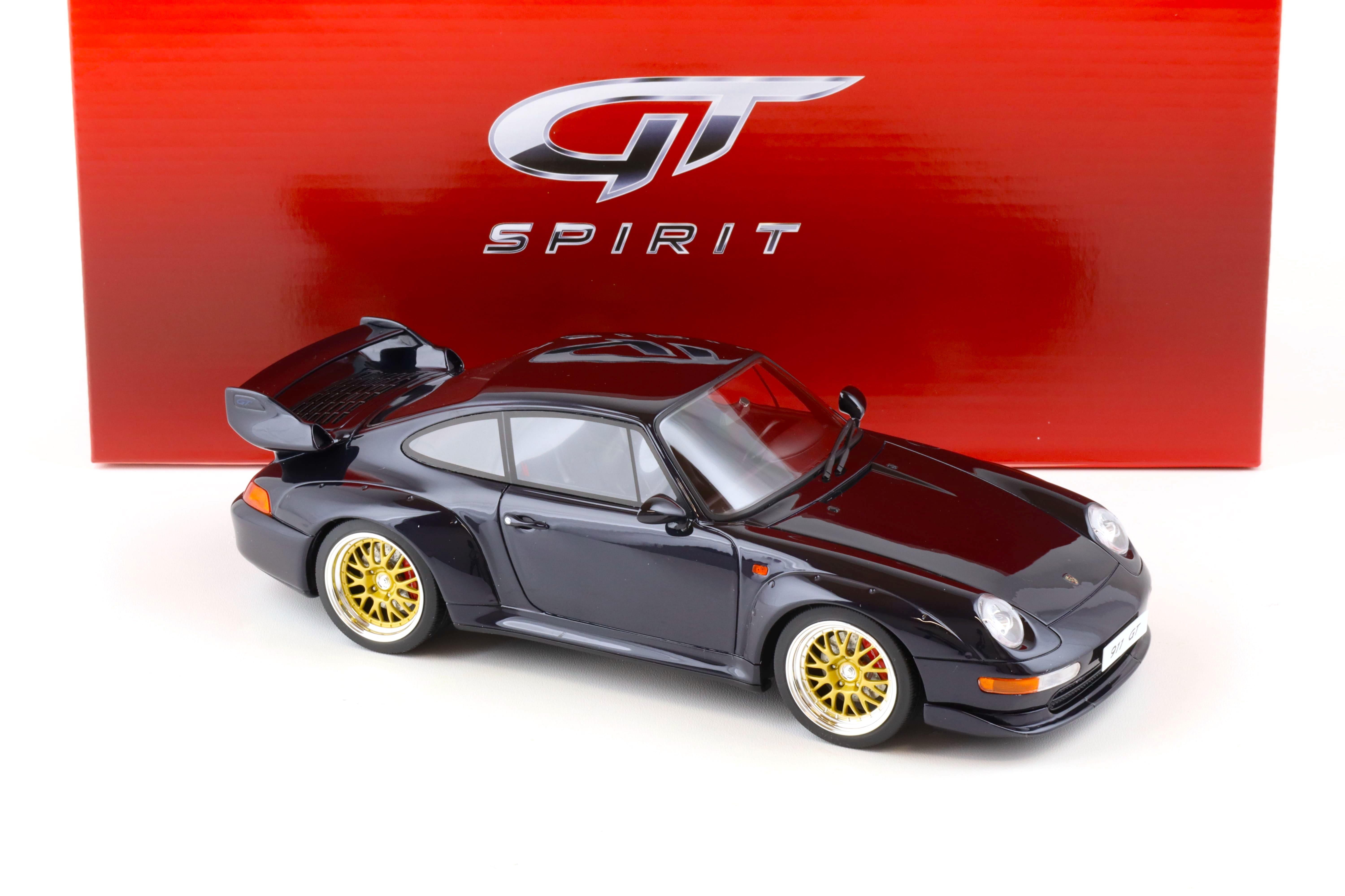 1:18 GT Spirit GT144 Porsche 911 993 GT Coupe 1995 dark blue