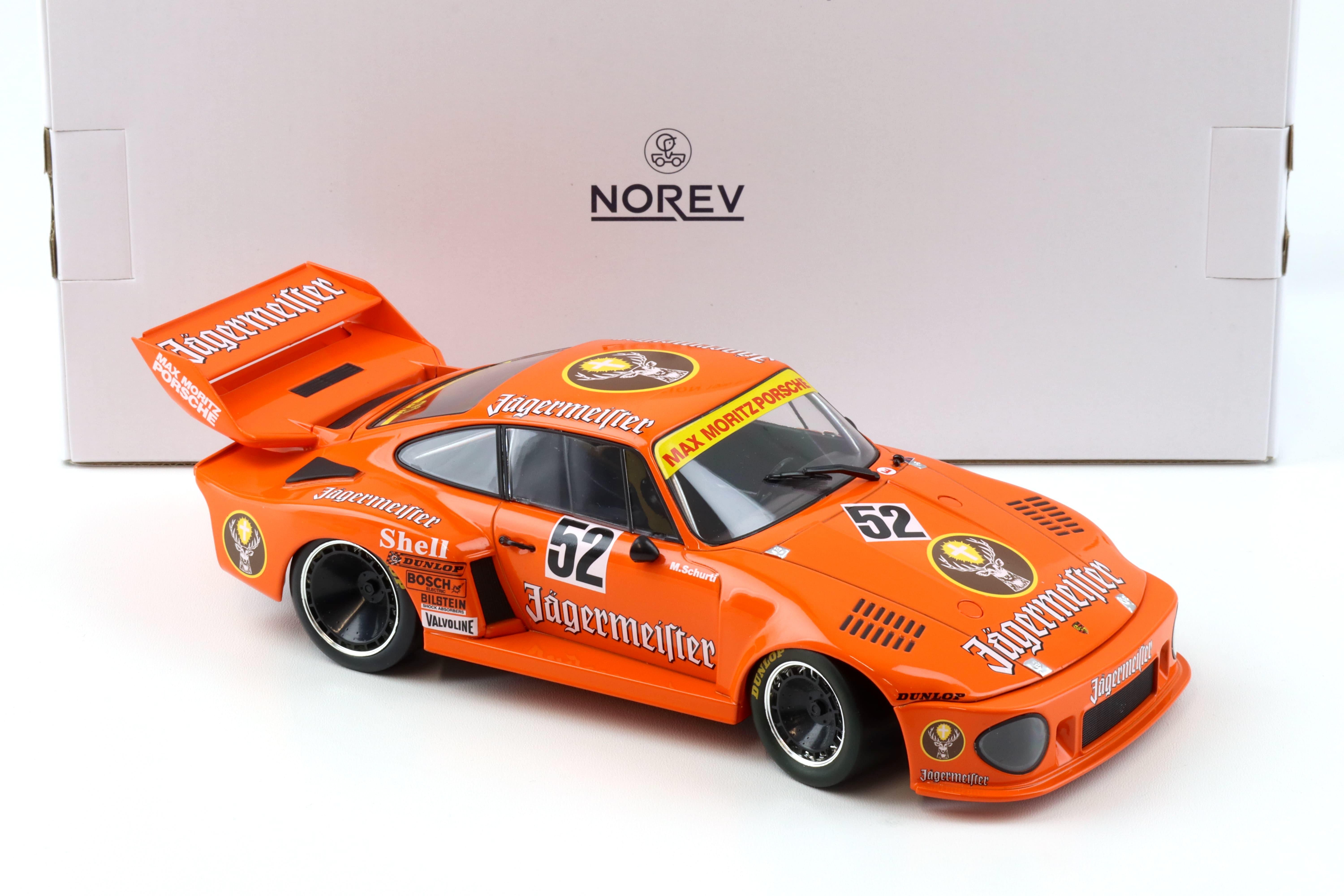 1:18 Norev Porsche 935 Winner Bergischer Löwe Zolder DRM 1977 Schurti #52