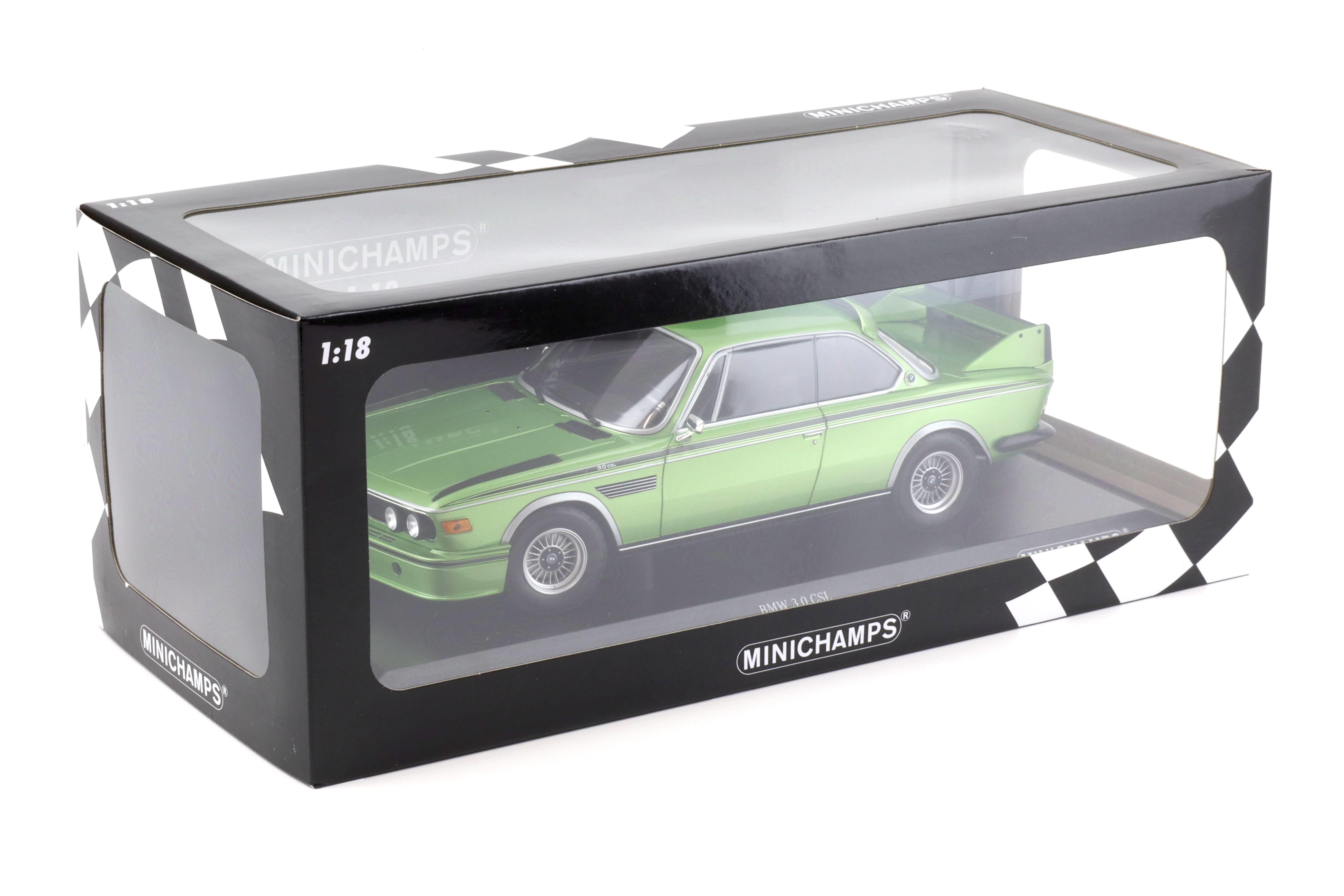 1:18 Minichamps BMW 3.0 CSL Coupe 1973 green metallic