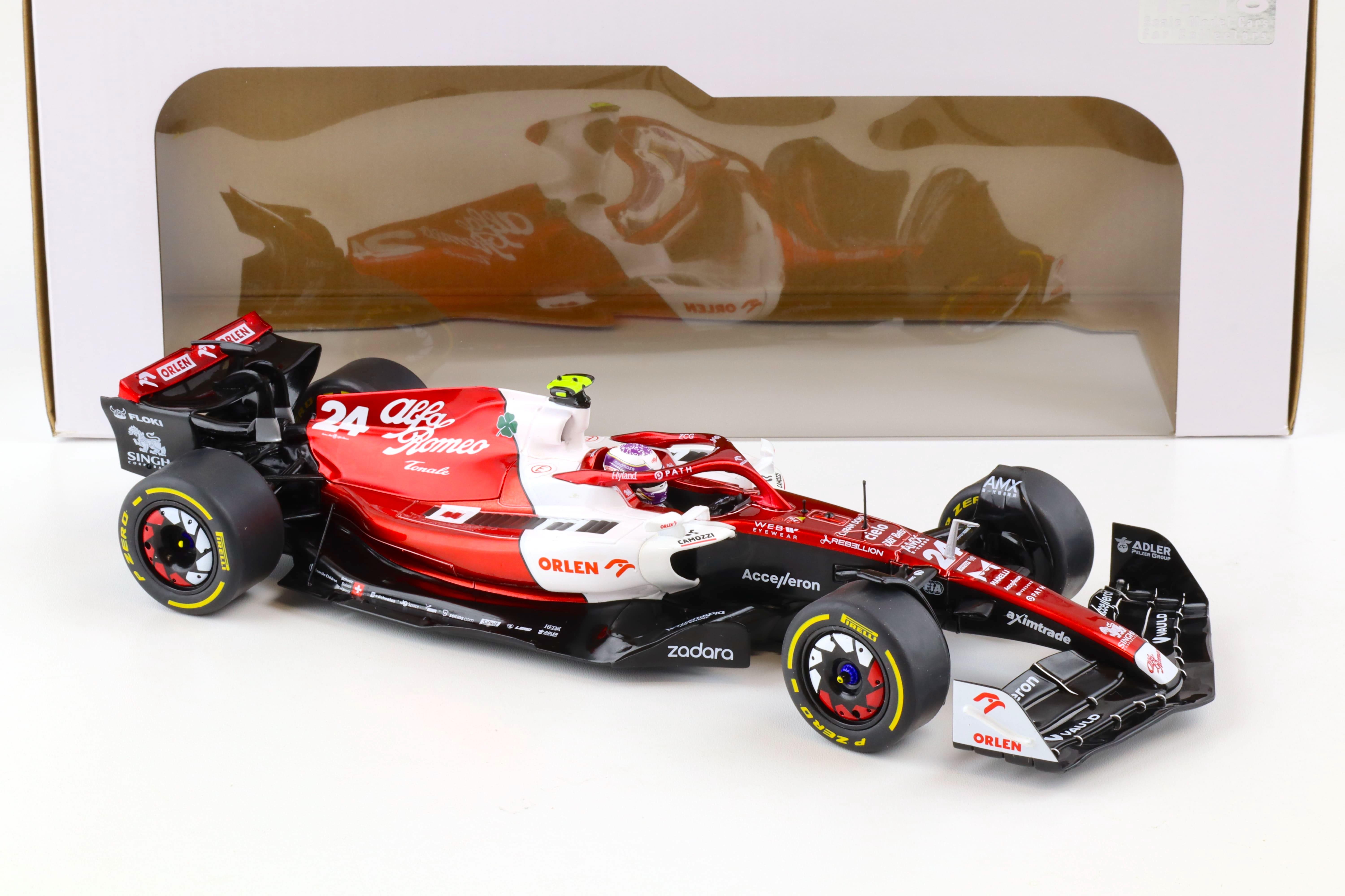 1:18 Solido F1 Alfa Romeo C42 Canada GP #24 Z.Guanyu 2022