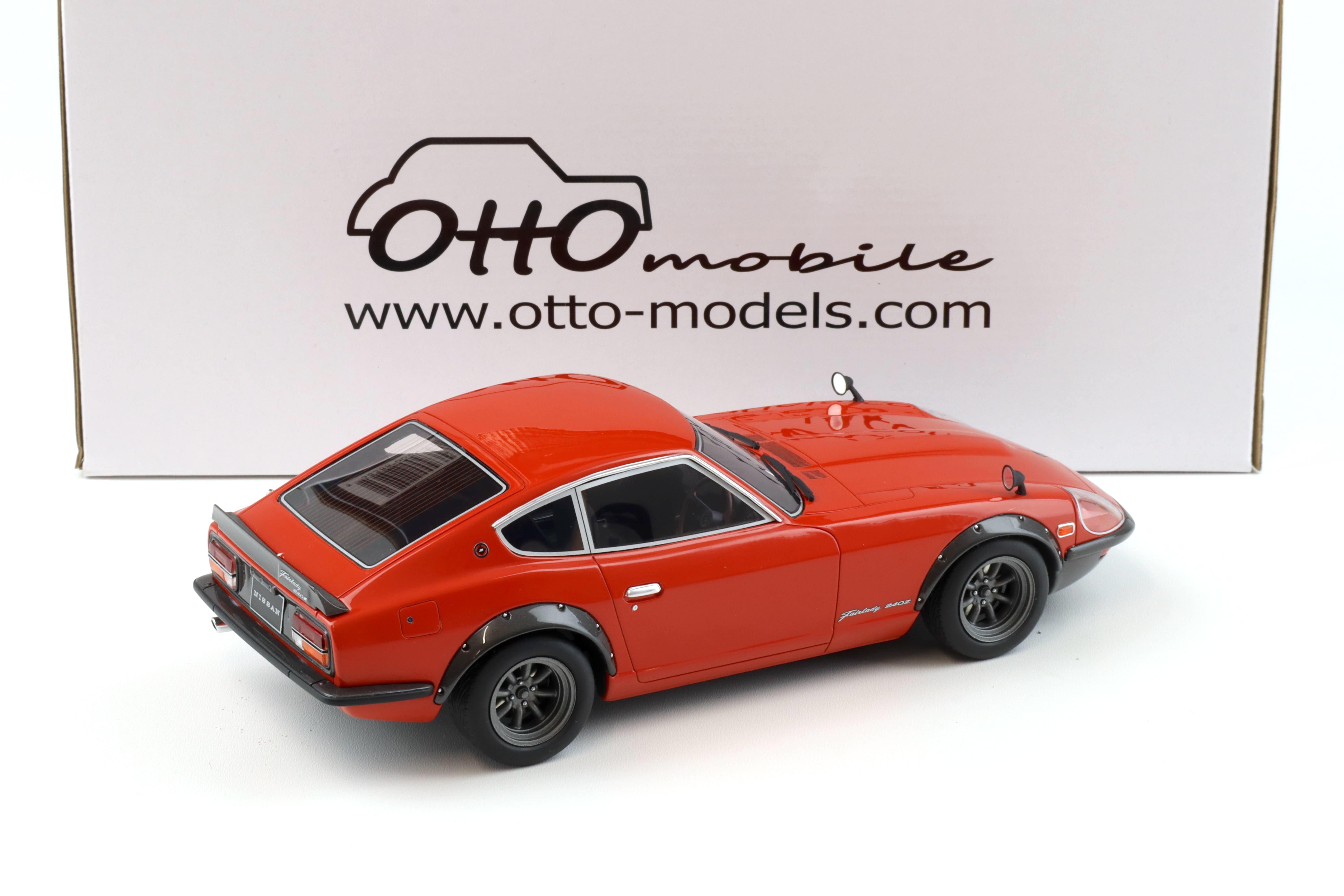 1:18 OTTO mobile OT457 Nissan Fairlady 240 ZG Grand Prix red 1972