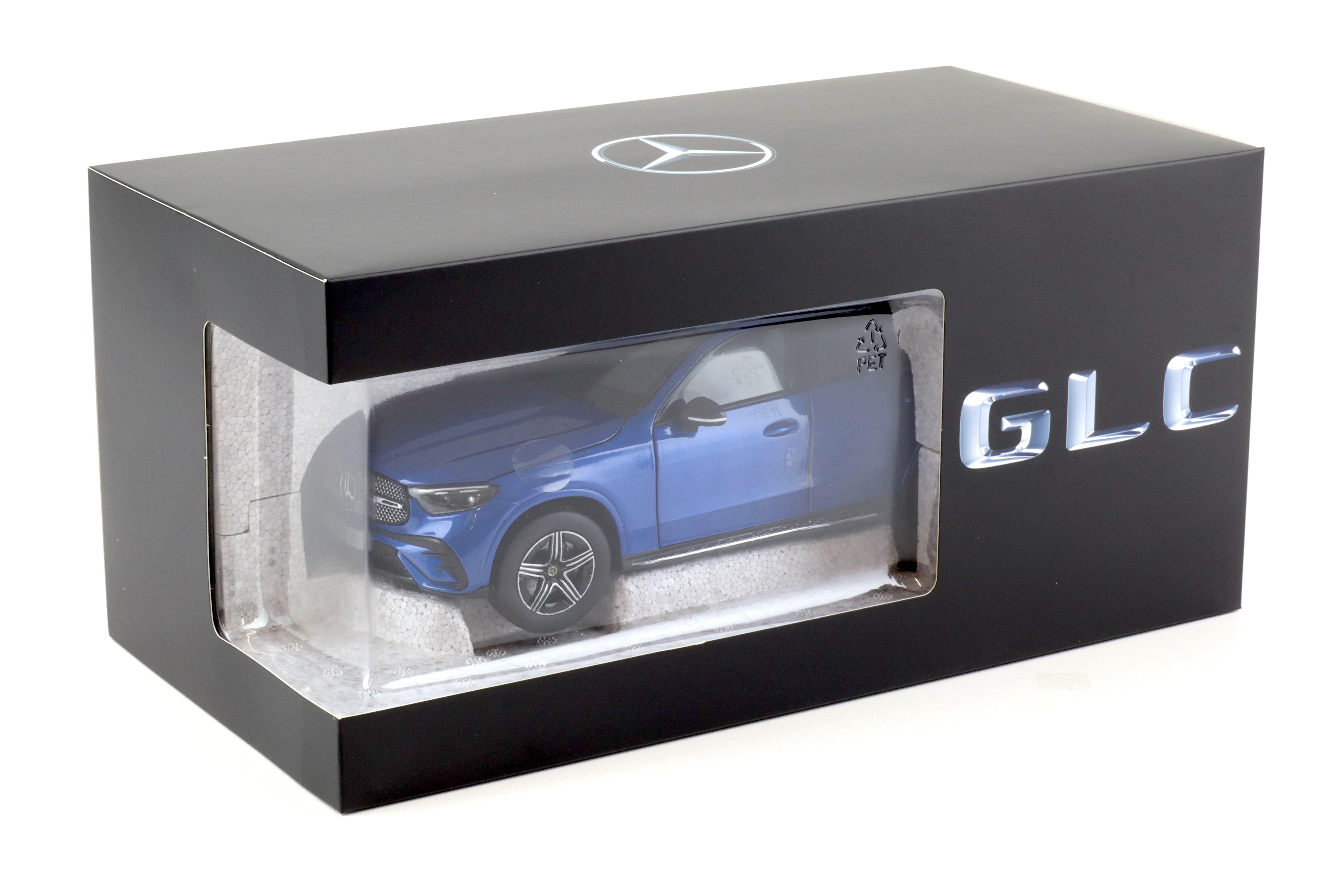 1:18 iScale Mercedes GLC AMG Line X254 SUV 2023 spectral blue DEALER VERSION