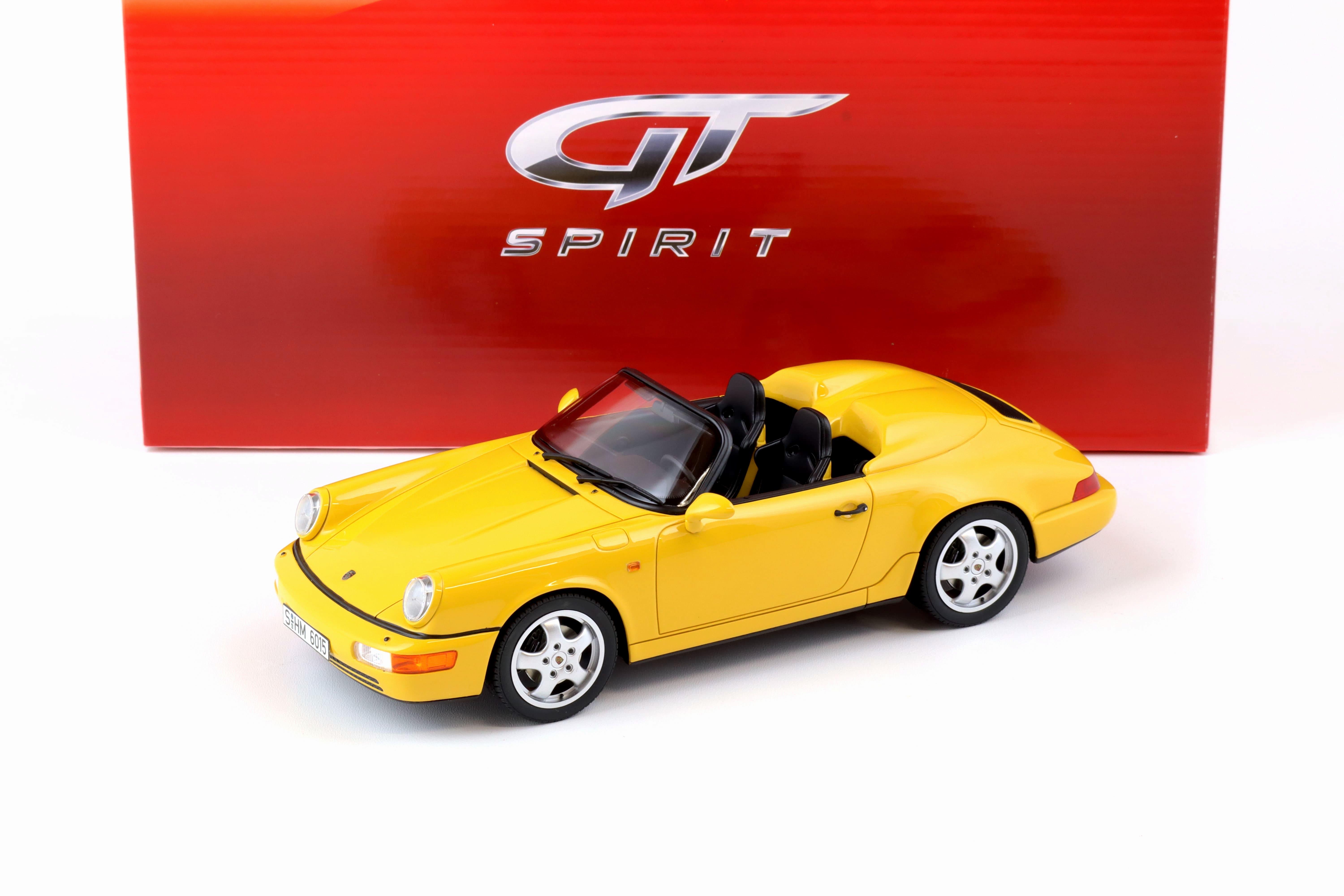 1:18 GT Spirit GT008CS Porsche 911 (964) Speedster 1990 yellow