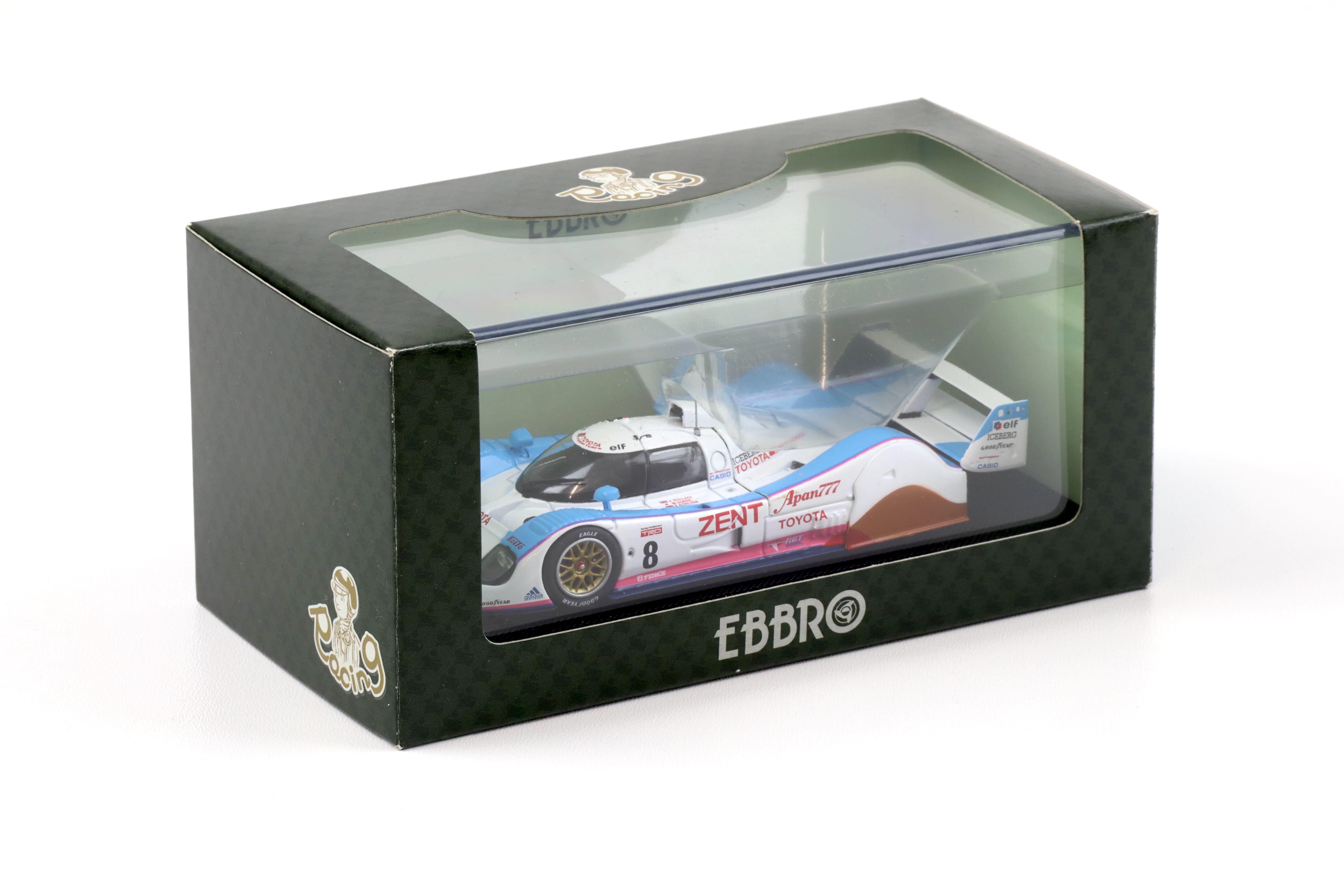 1:43 Ebbro Toyota TS010 ZENT 1992 Le Mans 24h 8th overall #8 Lammers/ Wallace