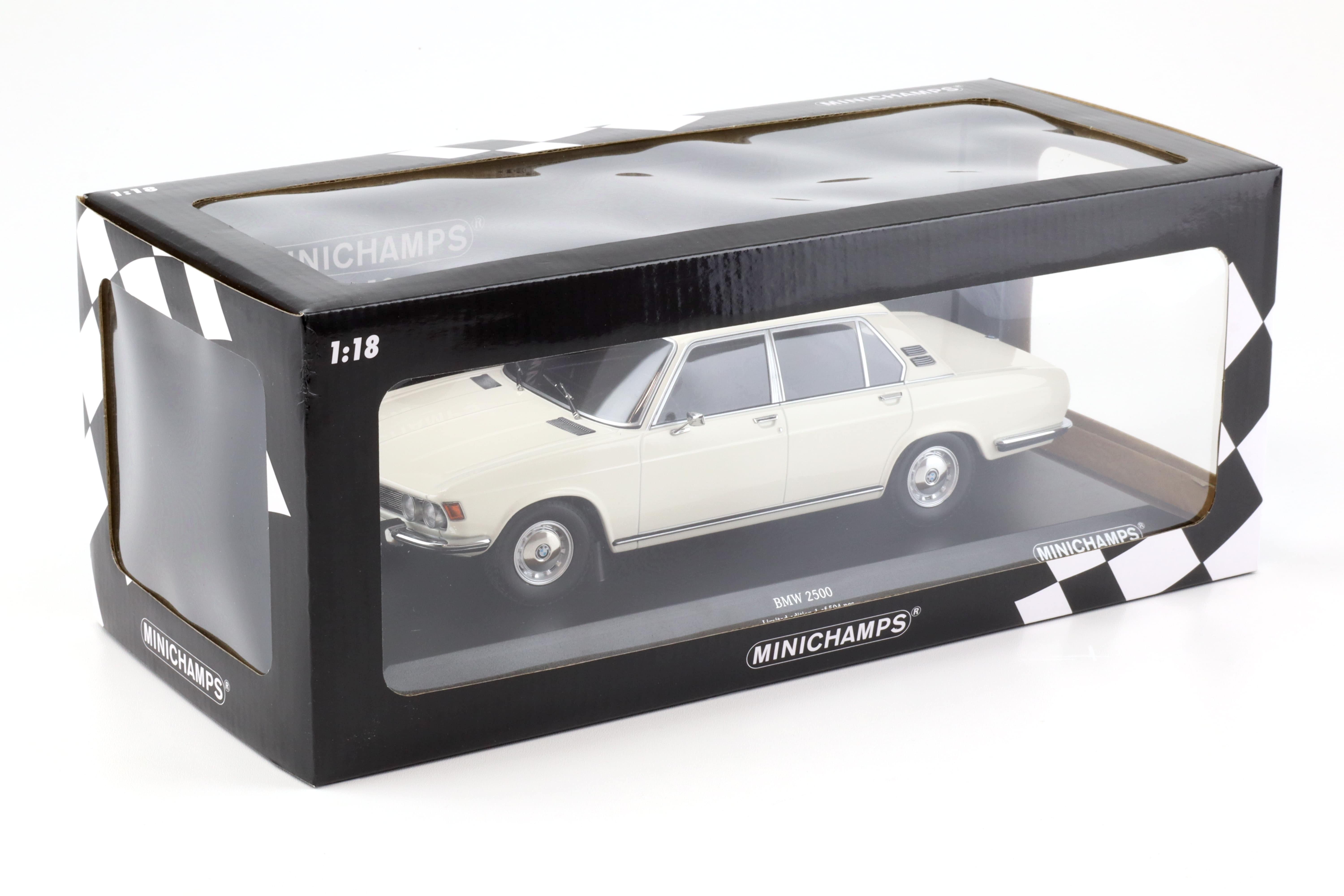 1:18 Minichamps BMW 2500 (E3) Limousine 1968 white