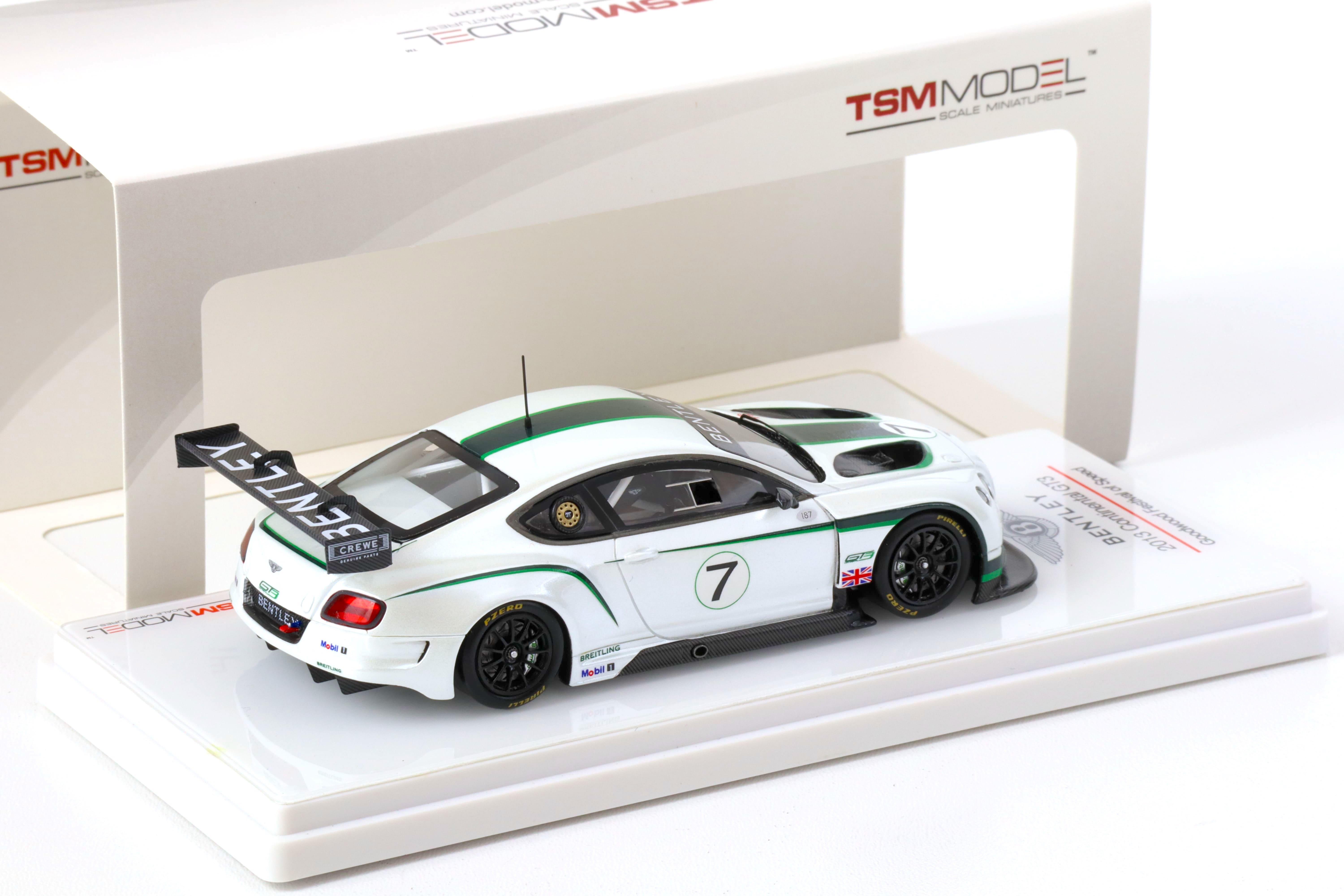 1:43 TSM 2013 Bentley Continental GT3 Goodwood Festival of Speed #7 white