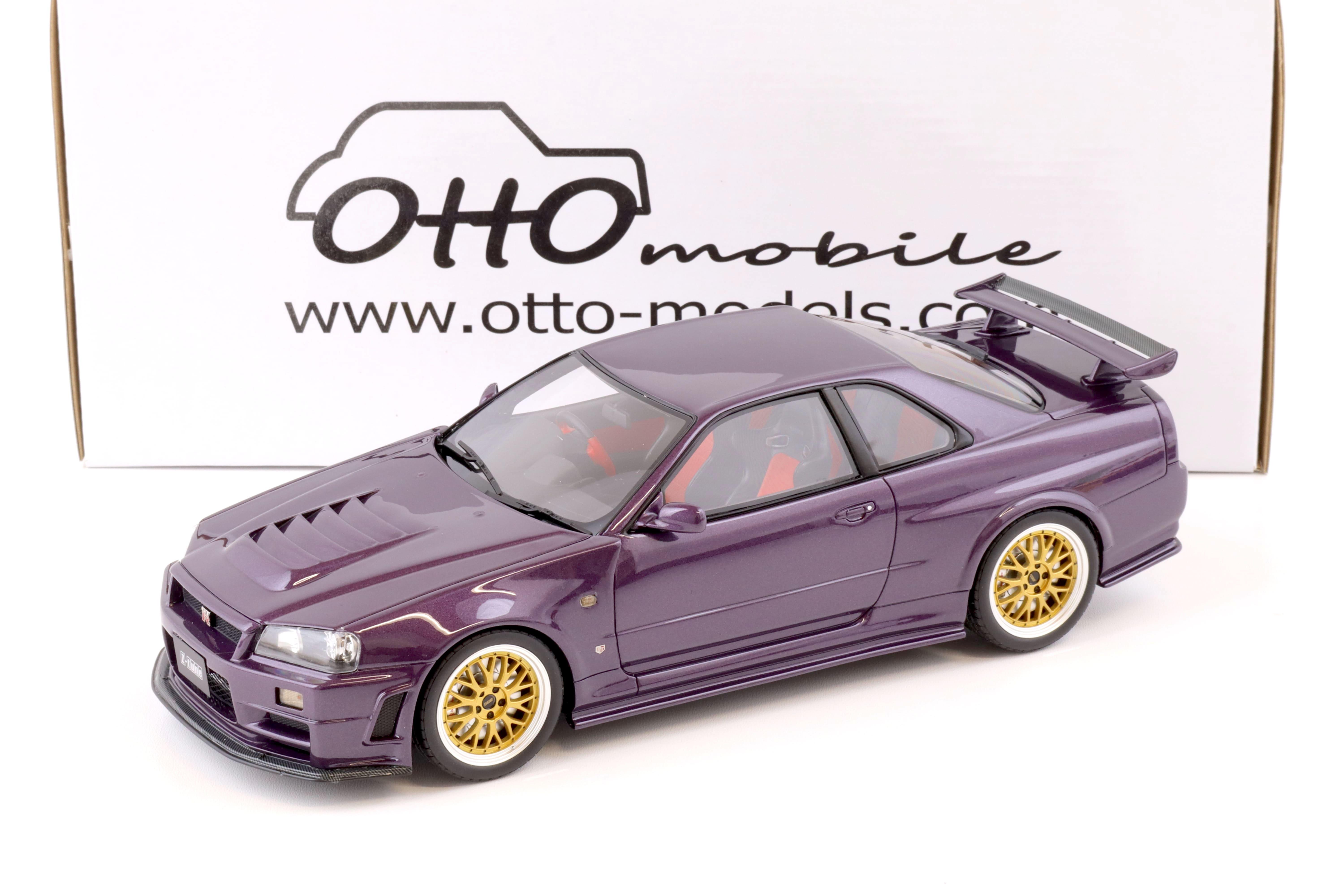 1:18 OTTO mobile OT811 Nissan Skyline GT-R R34 Nismo Z-Tune Midnight purple