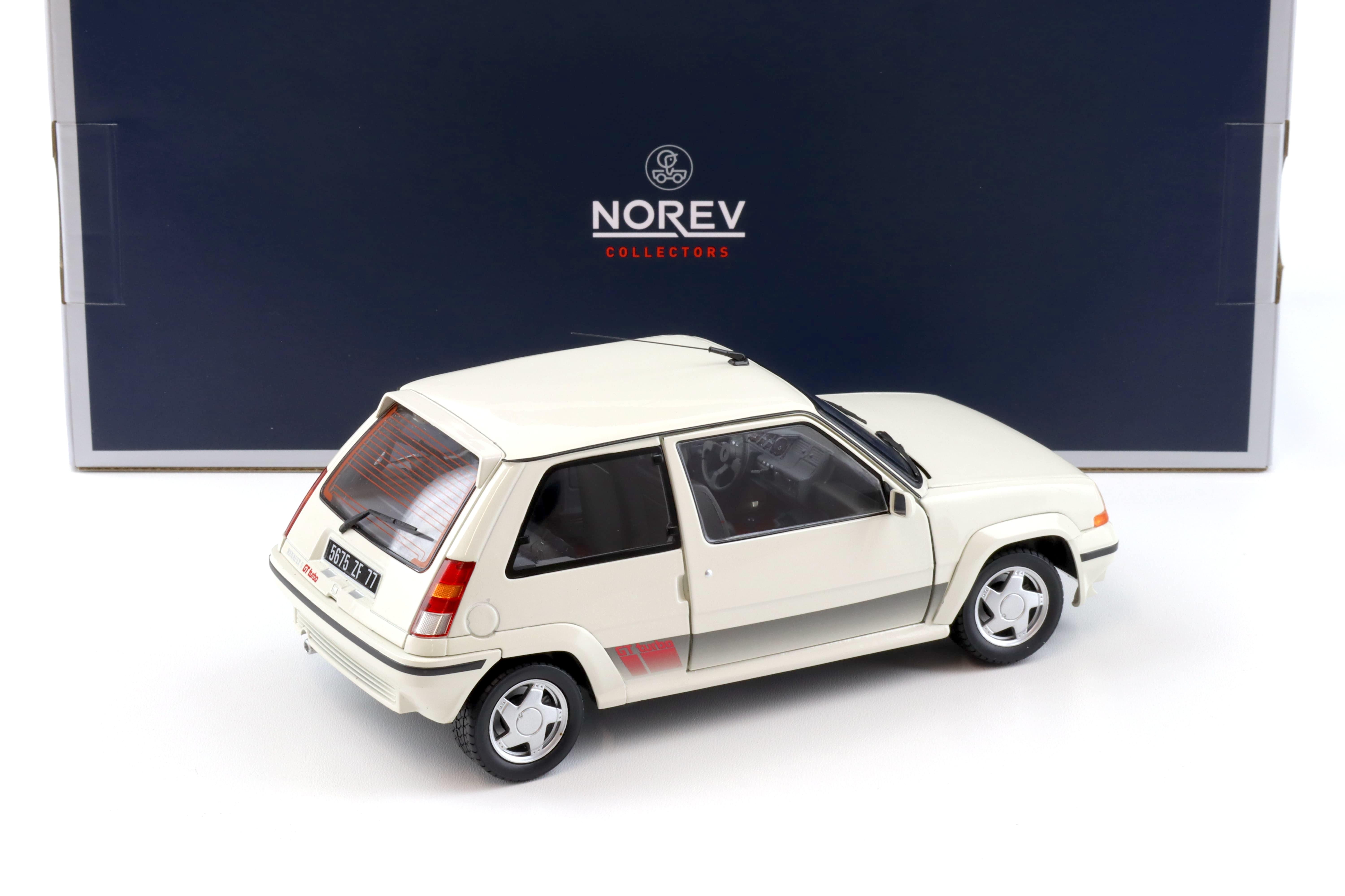 1:18 Norev Renault 5 GT Turbo Phase 2 Panda white 1989