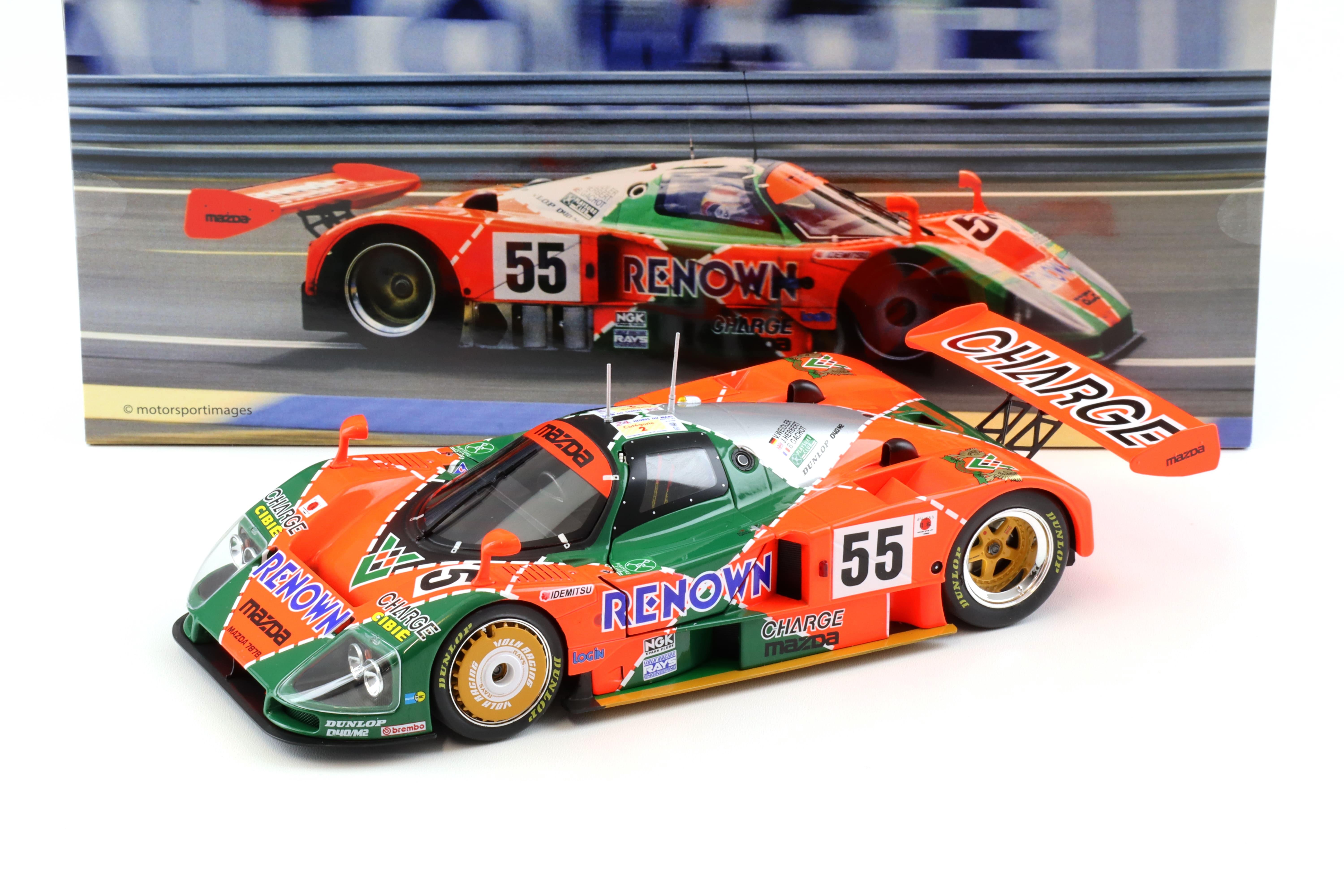 1:18 WERK83 Mazda 787B Winner 24h Le Mans 1991 #55 Weidler/ Herbert 
