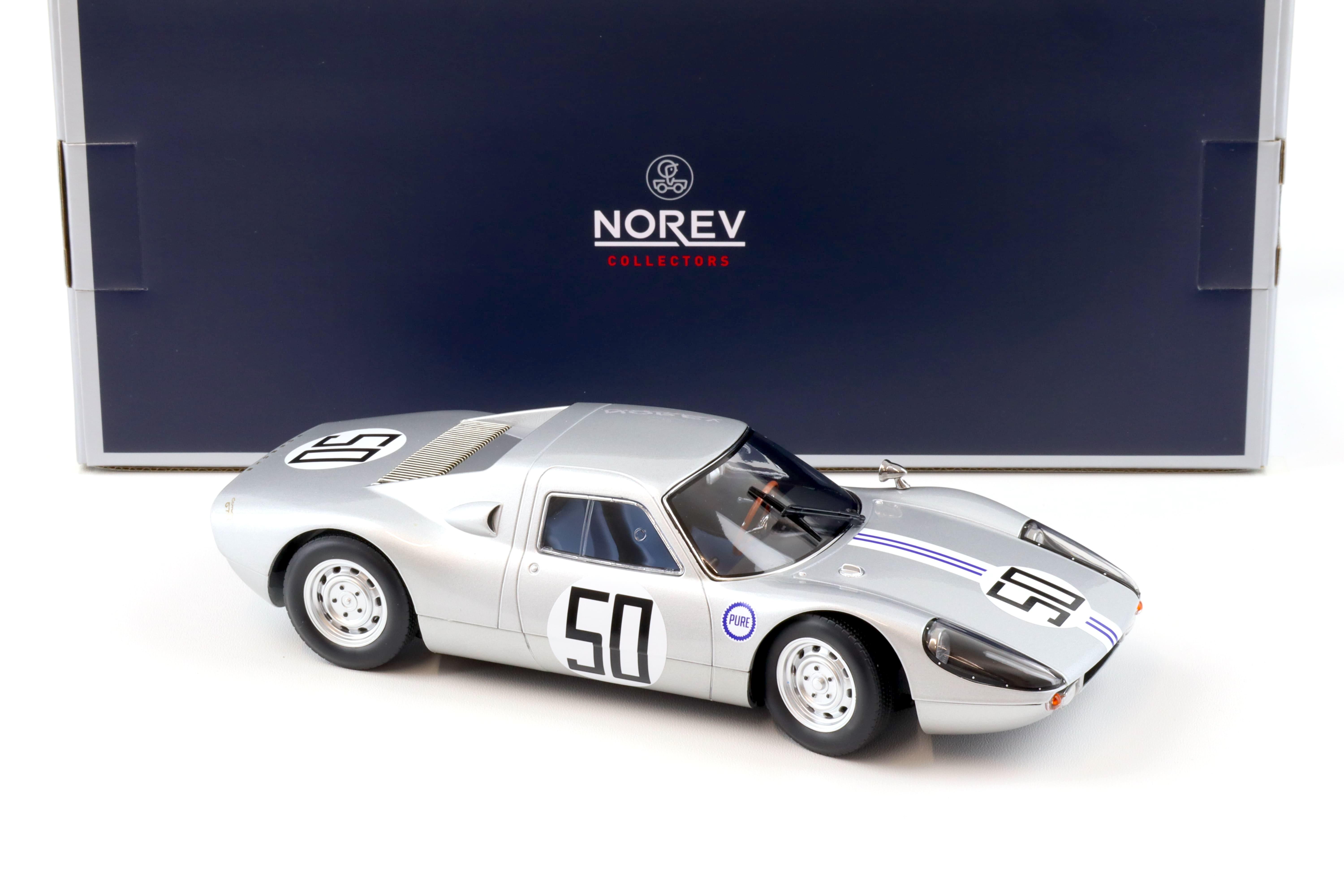 1:18 Norev Porsche 904 GTS American Challenge Cup 1964 C.Cassel #50 silver