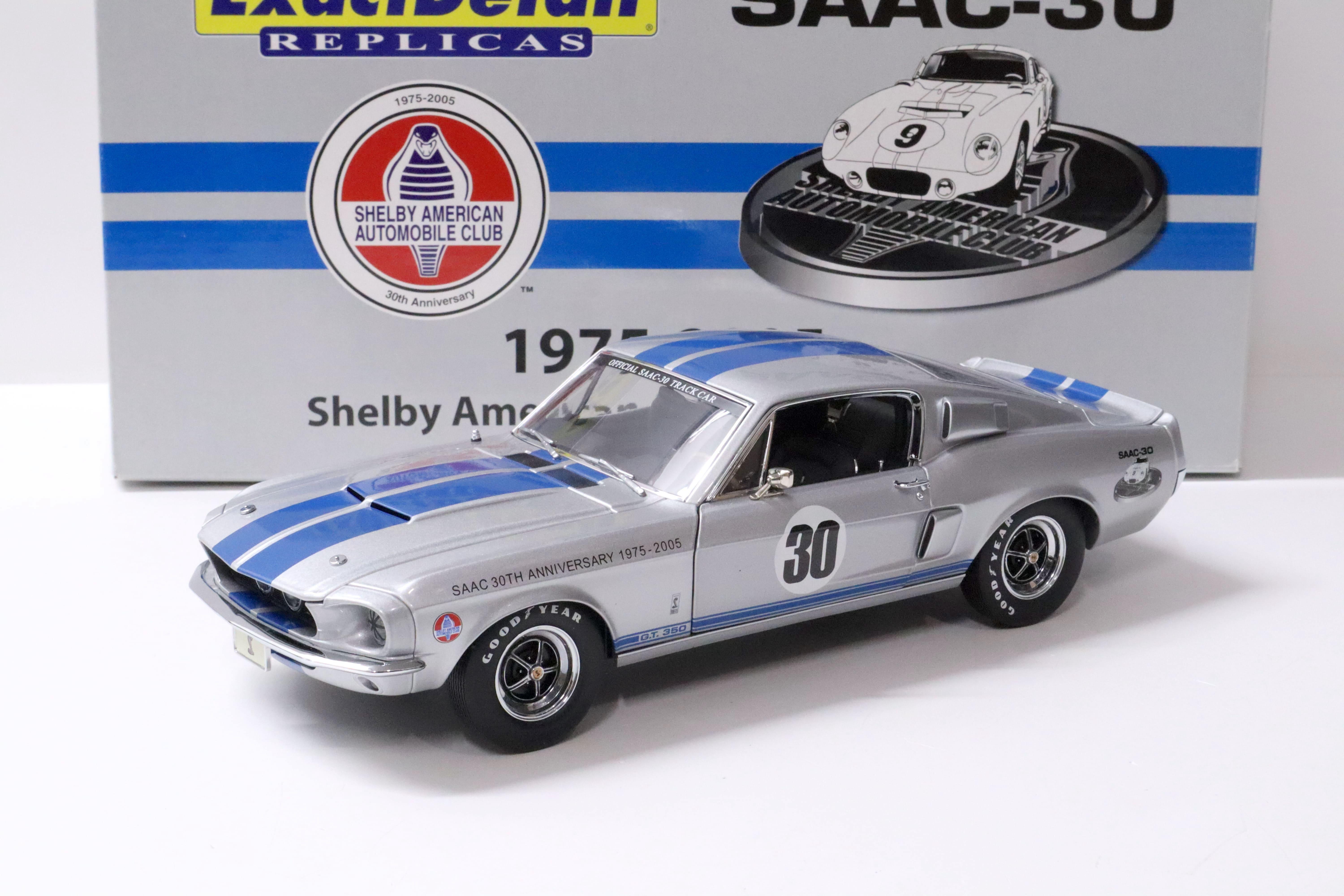 1:18 Exact Detail Shelby GT 350 Coupe 1967 silver #30 "SAAC-30" Limited