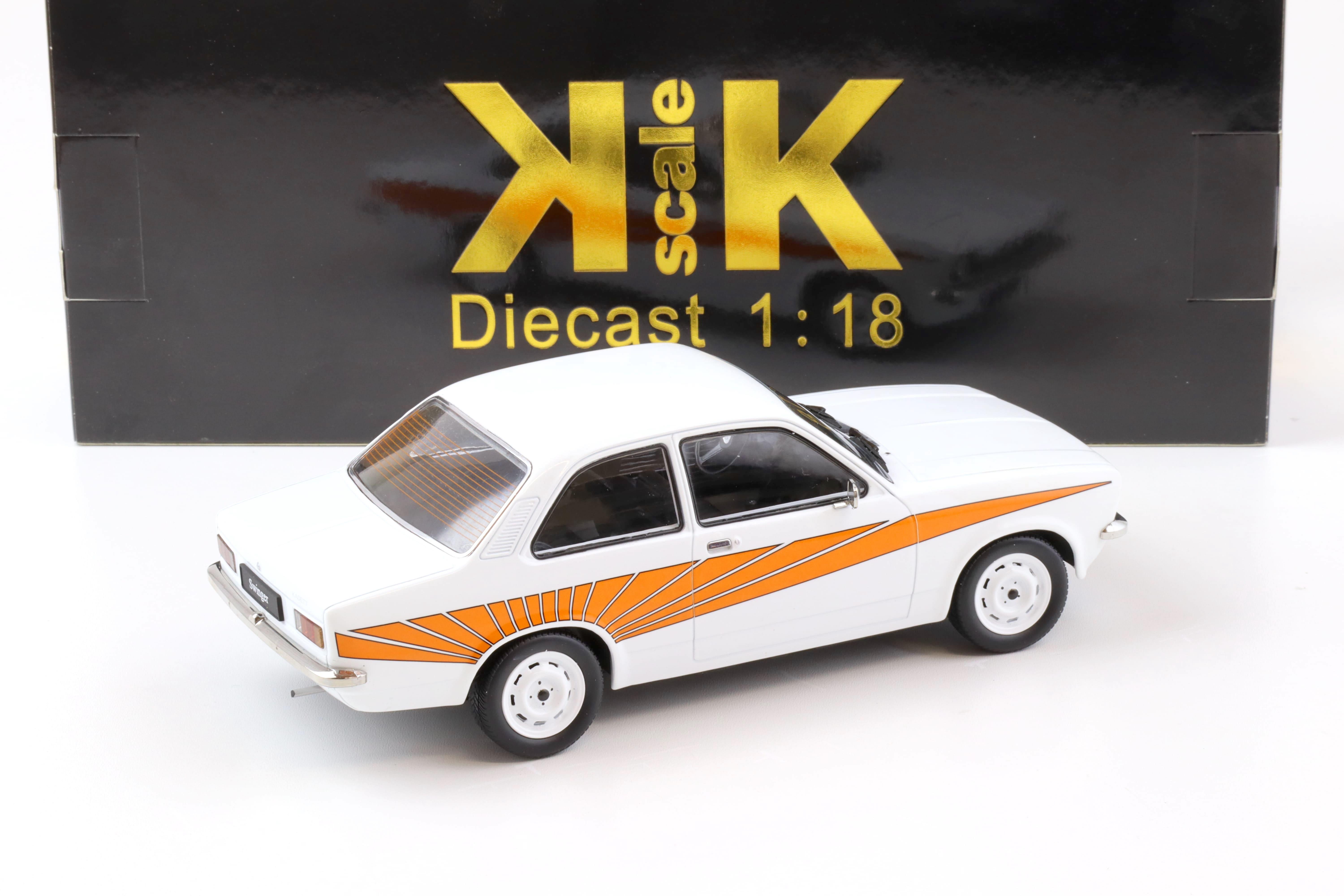 1:18 KK-Scale Opel Kadett C Swinger 1975 white/ orange