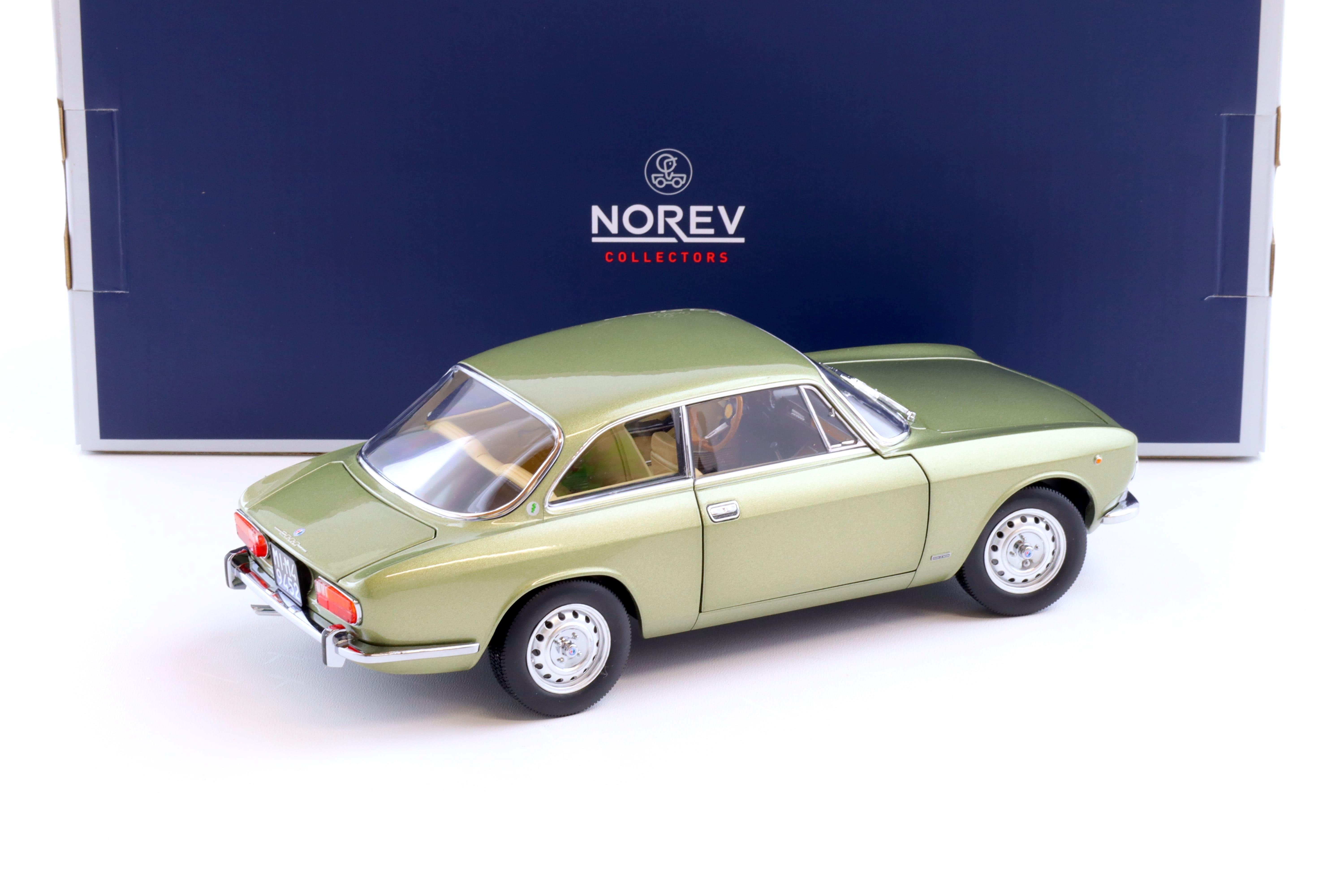 1:18 Norev Alfa Romeo 2000 GTV 1973 green metallic Limited 1000 pcs.