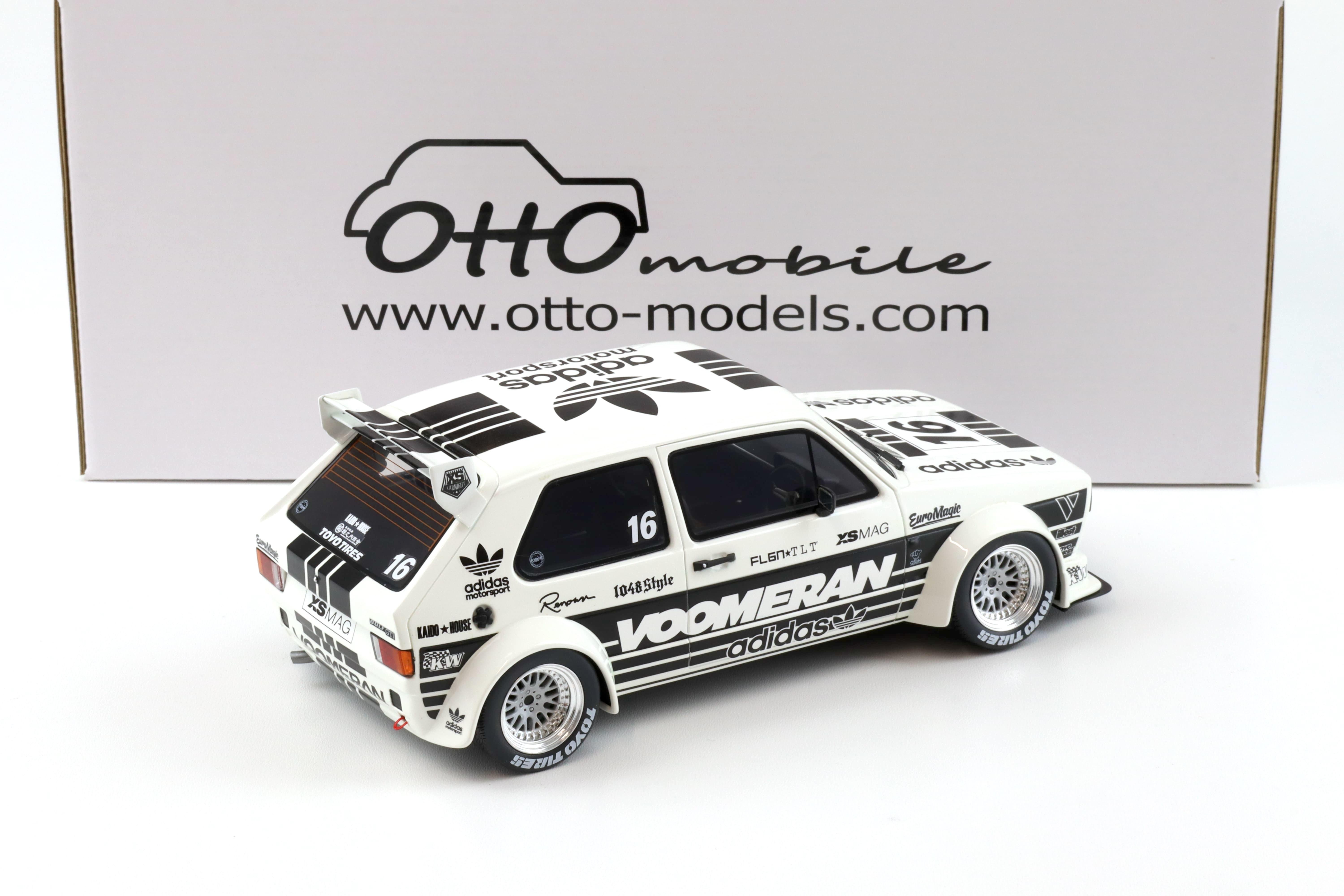 1:18 OTTO mobile OT1061 VW Golf 1 GTI Voomeran Tuners white 