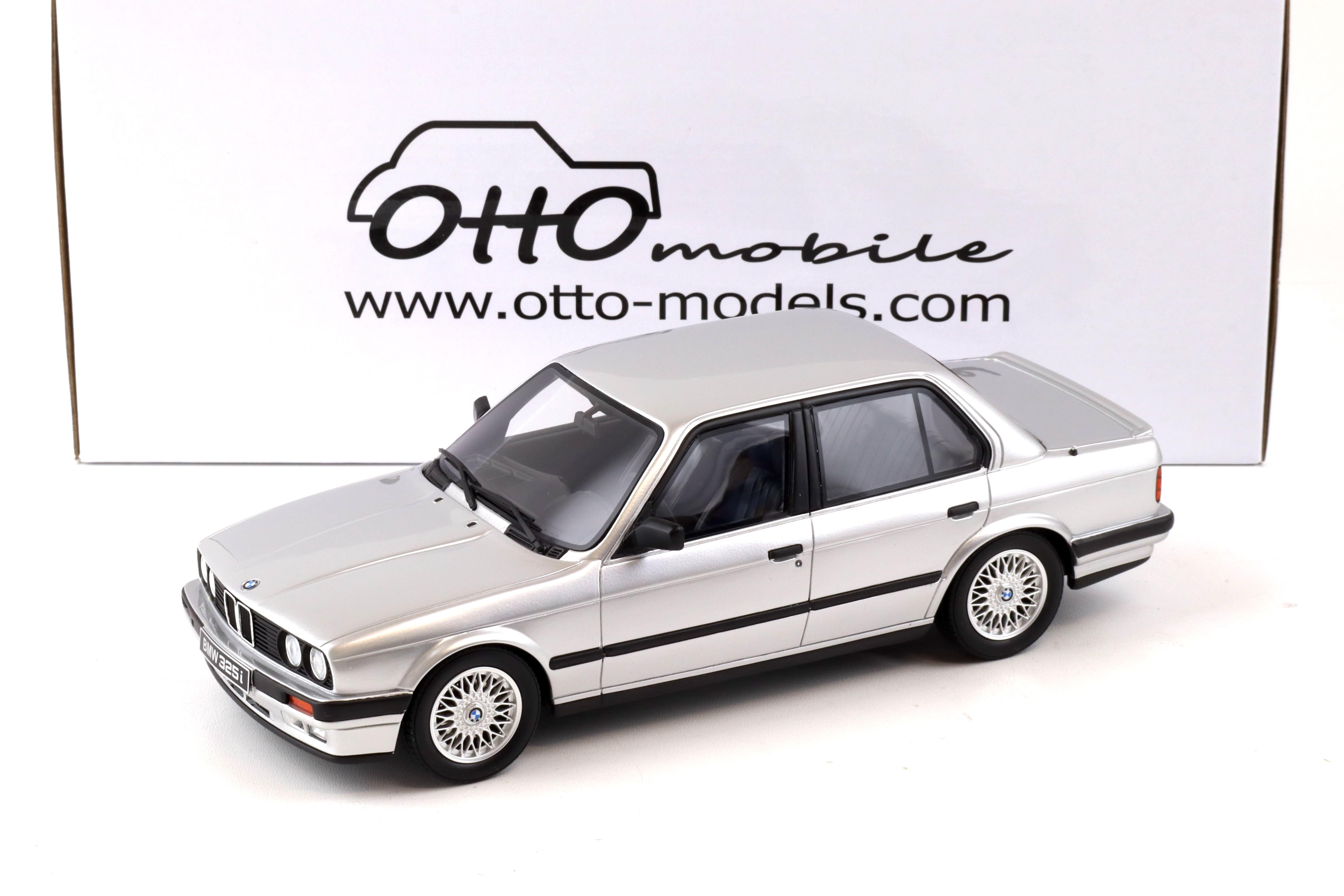 1:18 OTTO mobile OT912 BMW 325i E30 Sedan silver 1988