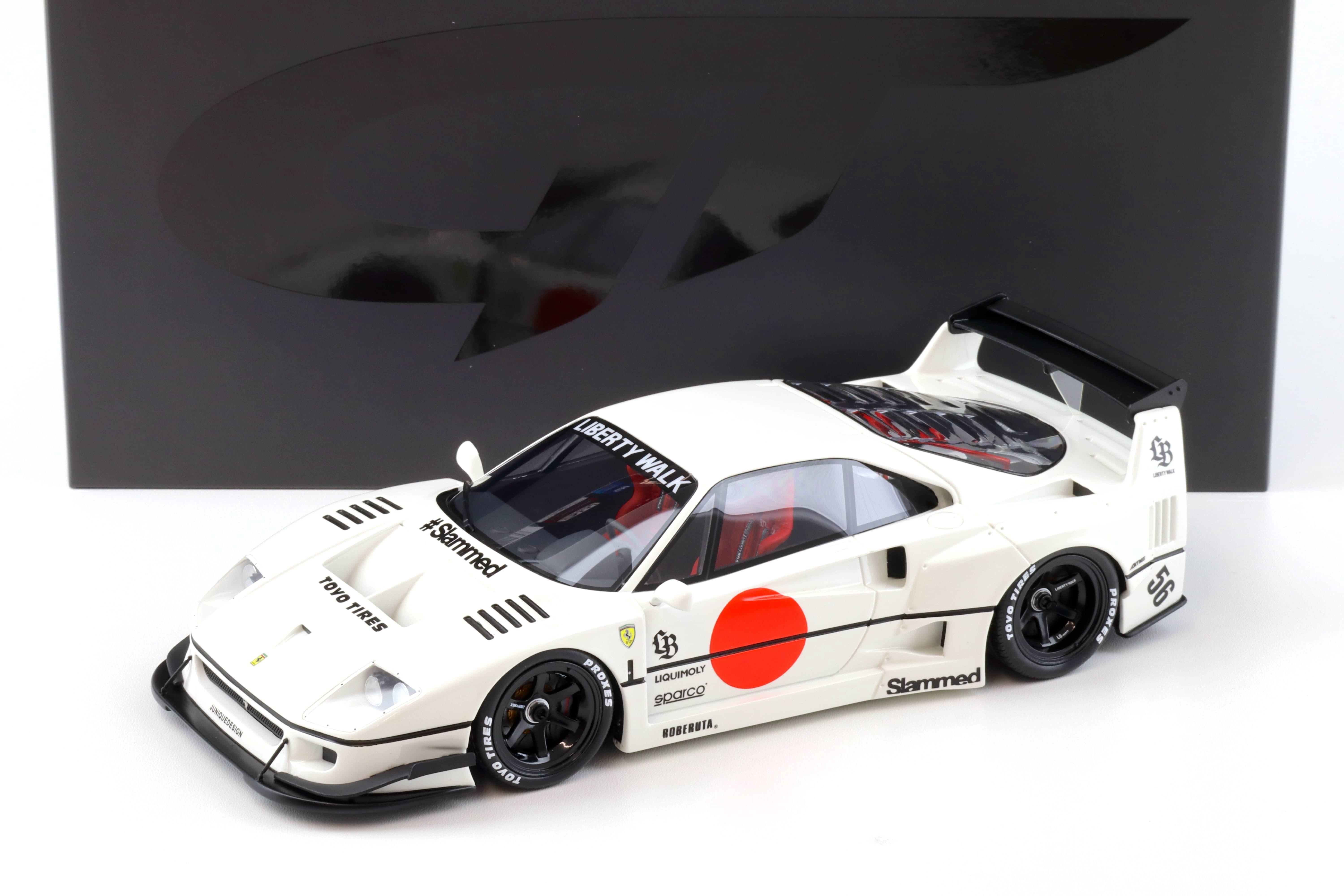 1:18 GT Spirit GT470 Ferrari F40 LB WORKS LBWK Liberty Walk white 2023