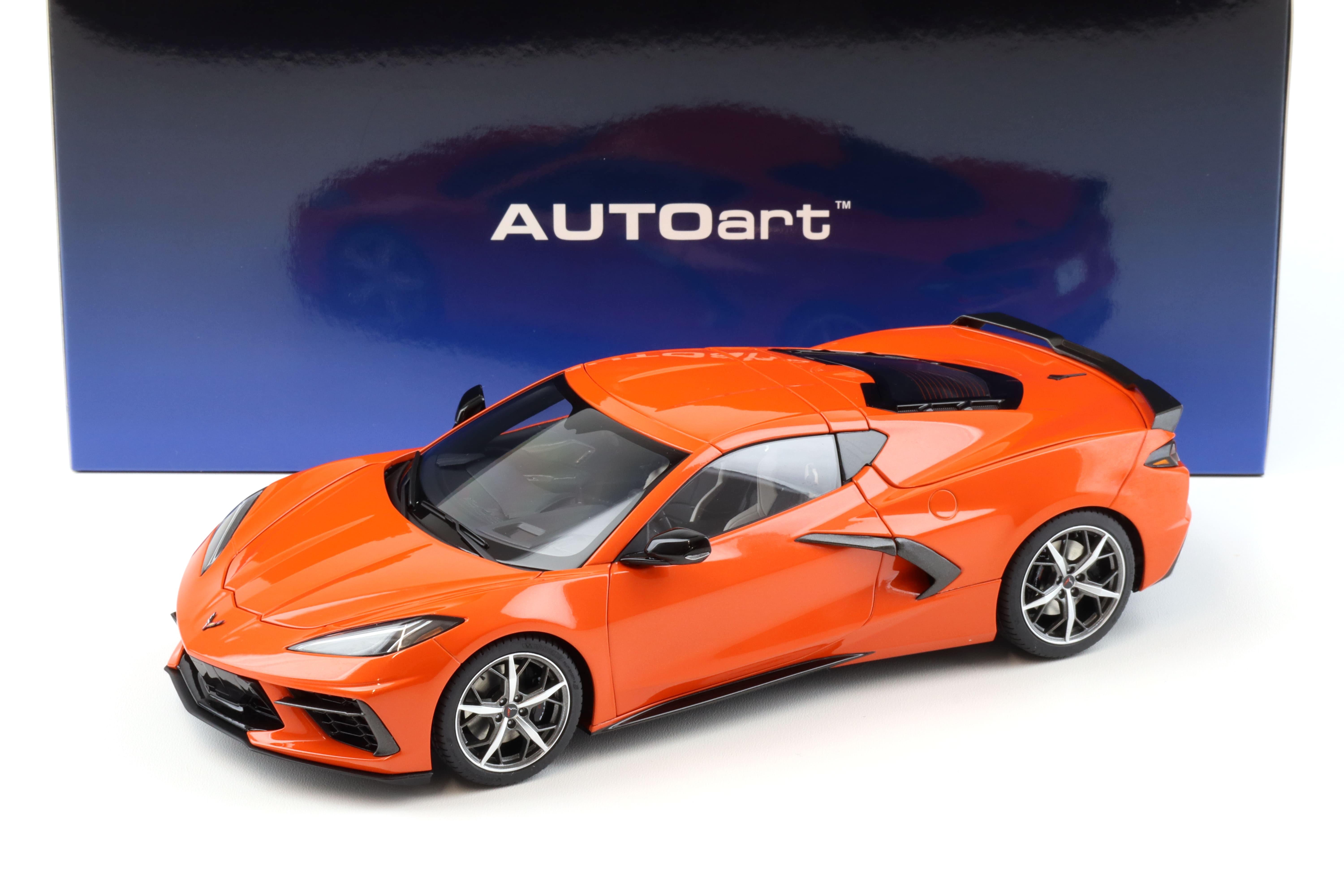 1:18 AUTOart Chevrolet Corvette C8 Stingray Z51 Sebring orange 2020