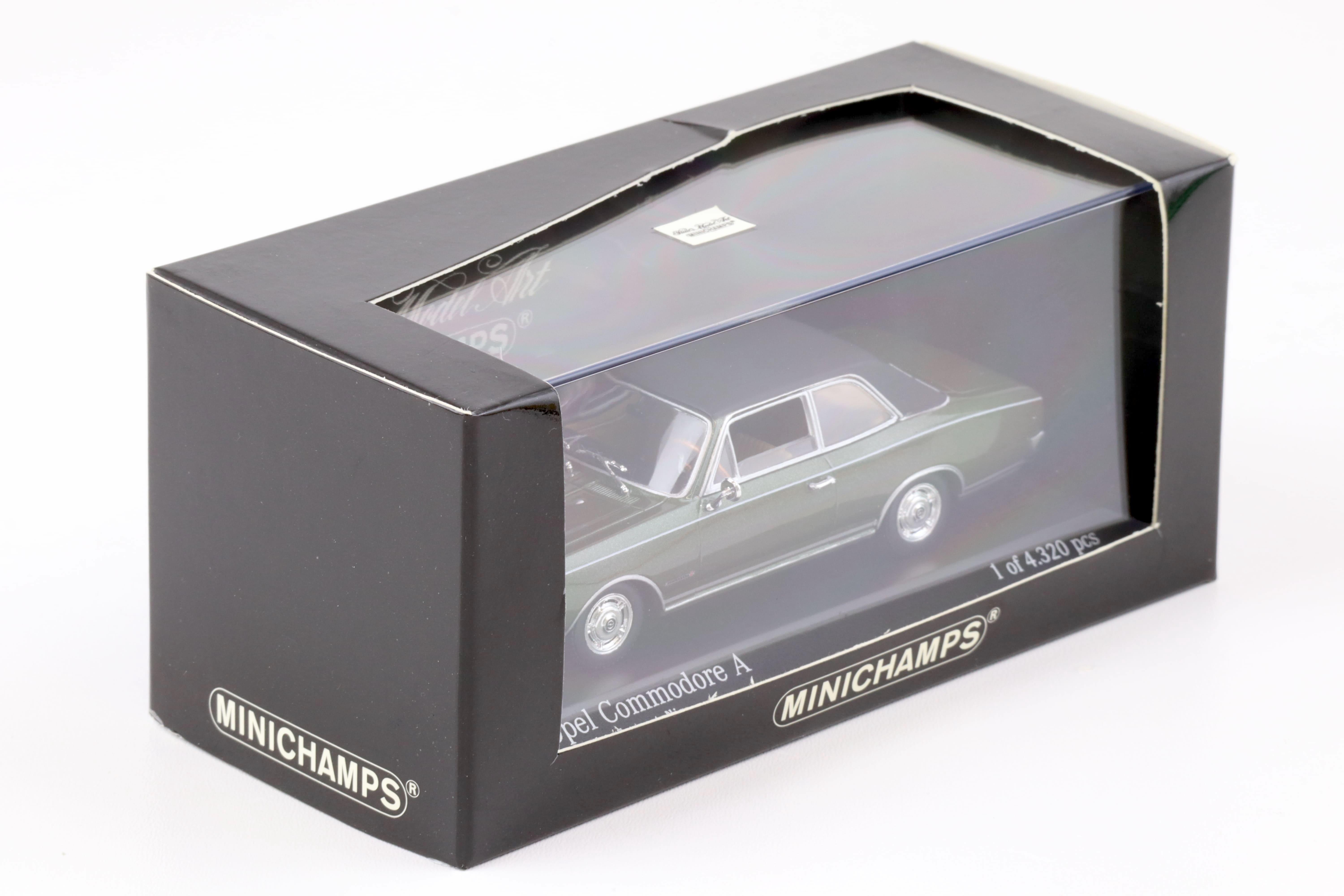 1:43 Minichamps Opel Commodore A 1966 British green metallic