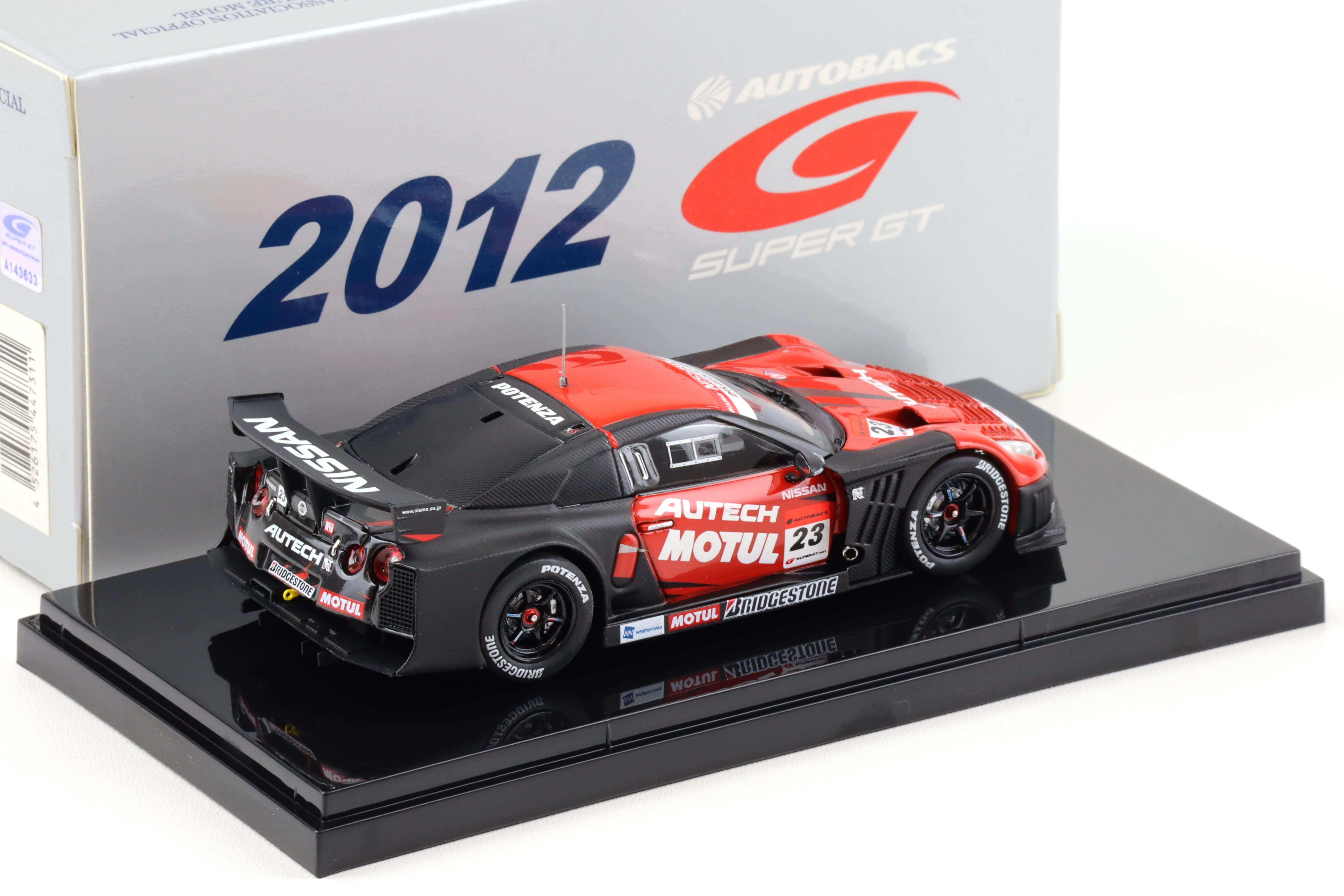 1:43 Ebbro Nissan GT-R Super GT500 MOTUL AUTECH GT-R #23 Okayama Test 2012