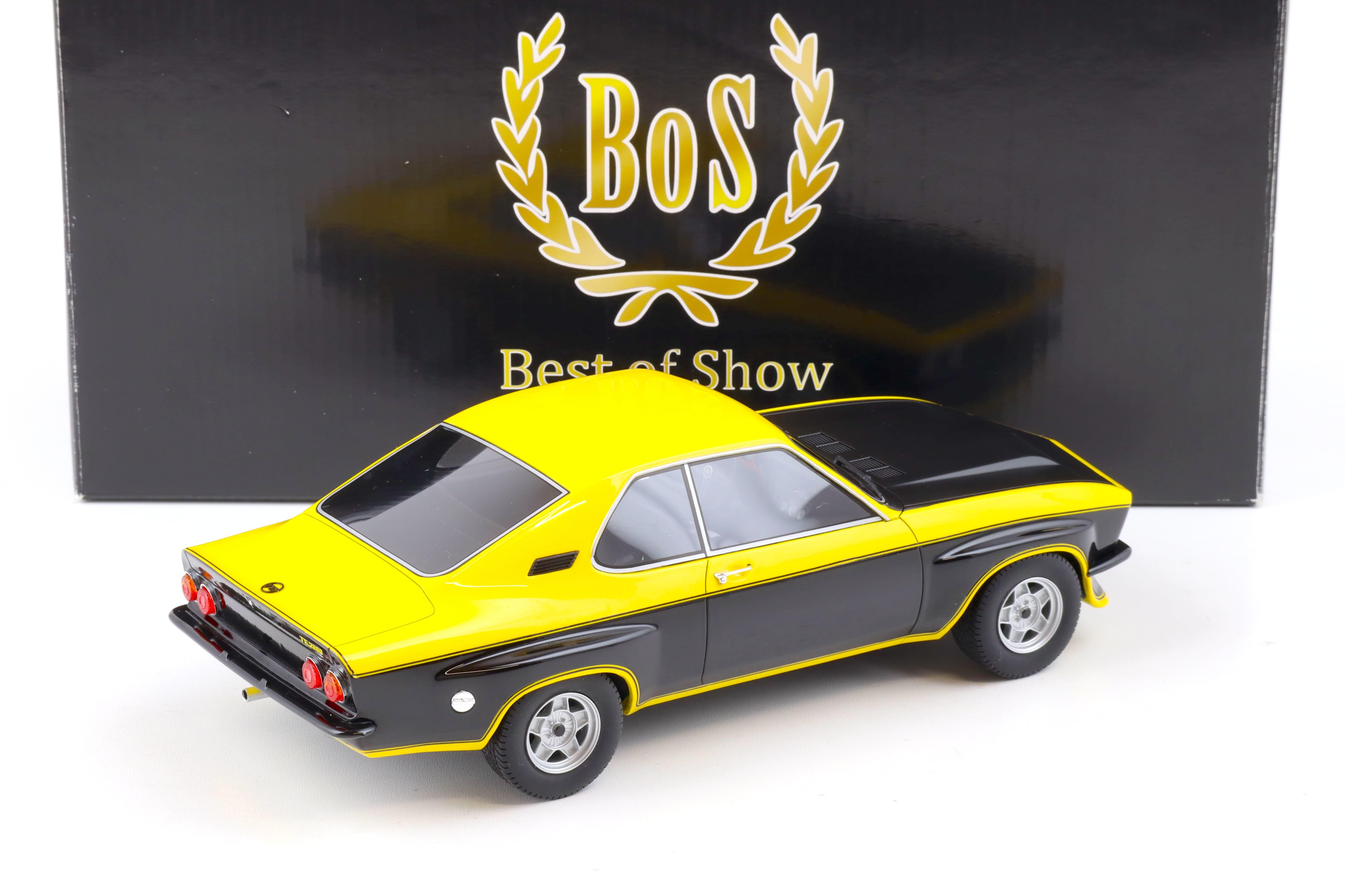 1:18 BOS-Models Opel Manta TE 2800 Coupe yellow/ black BOS068