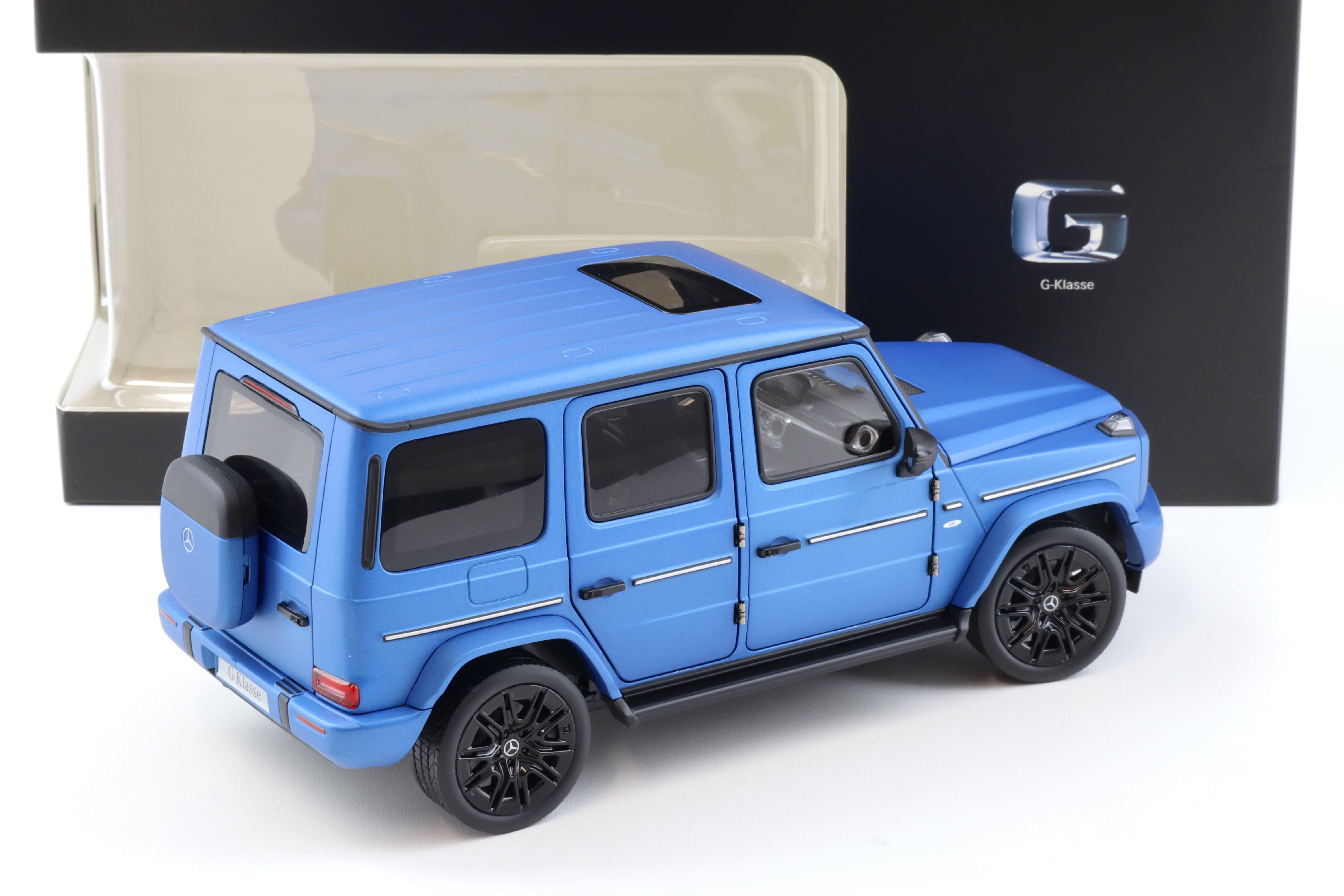 1:18 Norev Mercedes G-Klasse G580 EQG M465 south seas blue 2024 DEALER VERSION