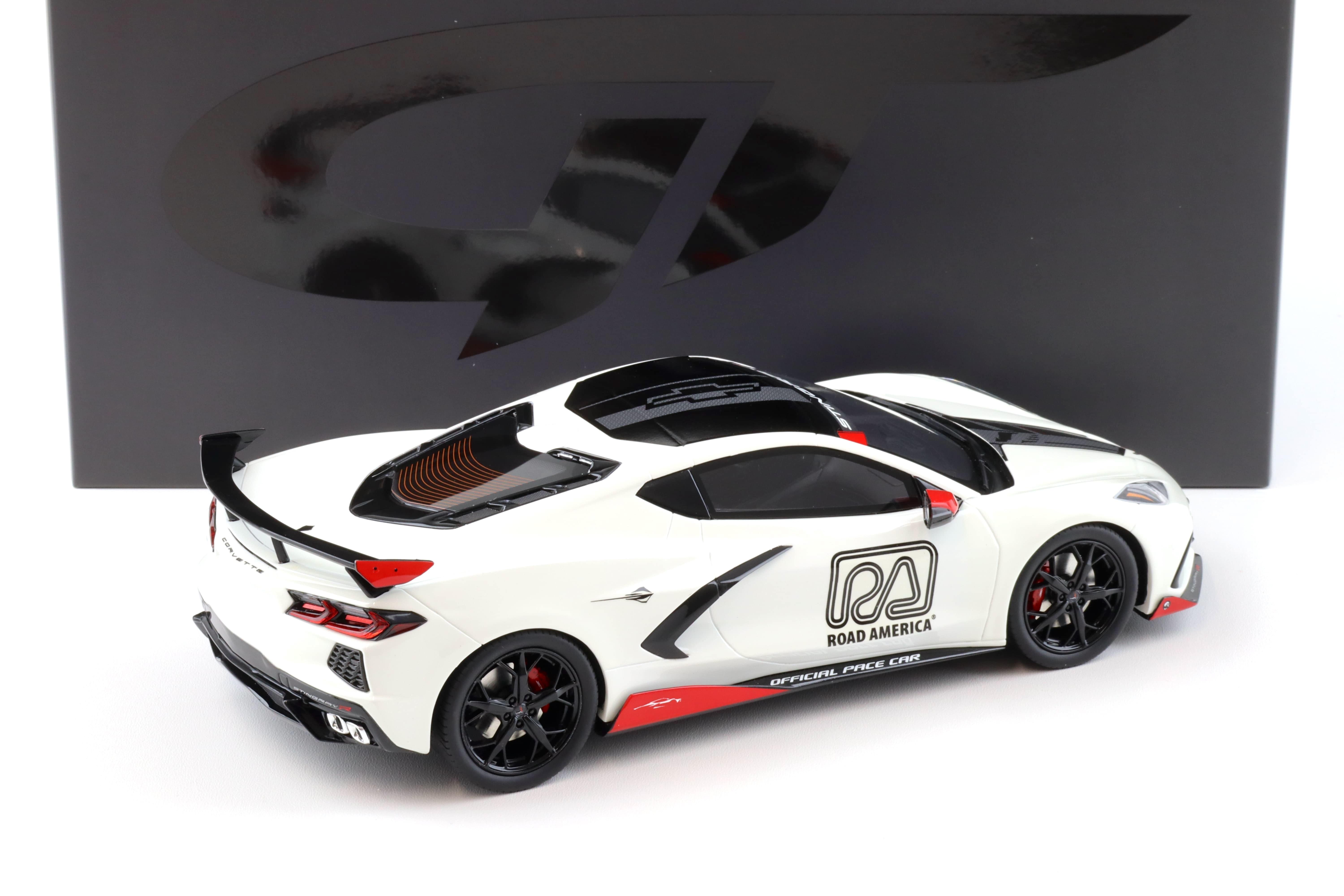 1:18 GT Spirit GT370 Chevrolet Corvette C8 Pace Car IMSA 2020 arctic white