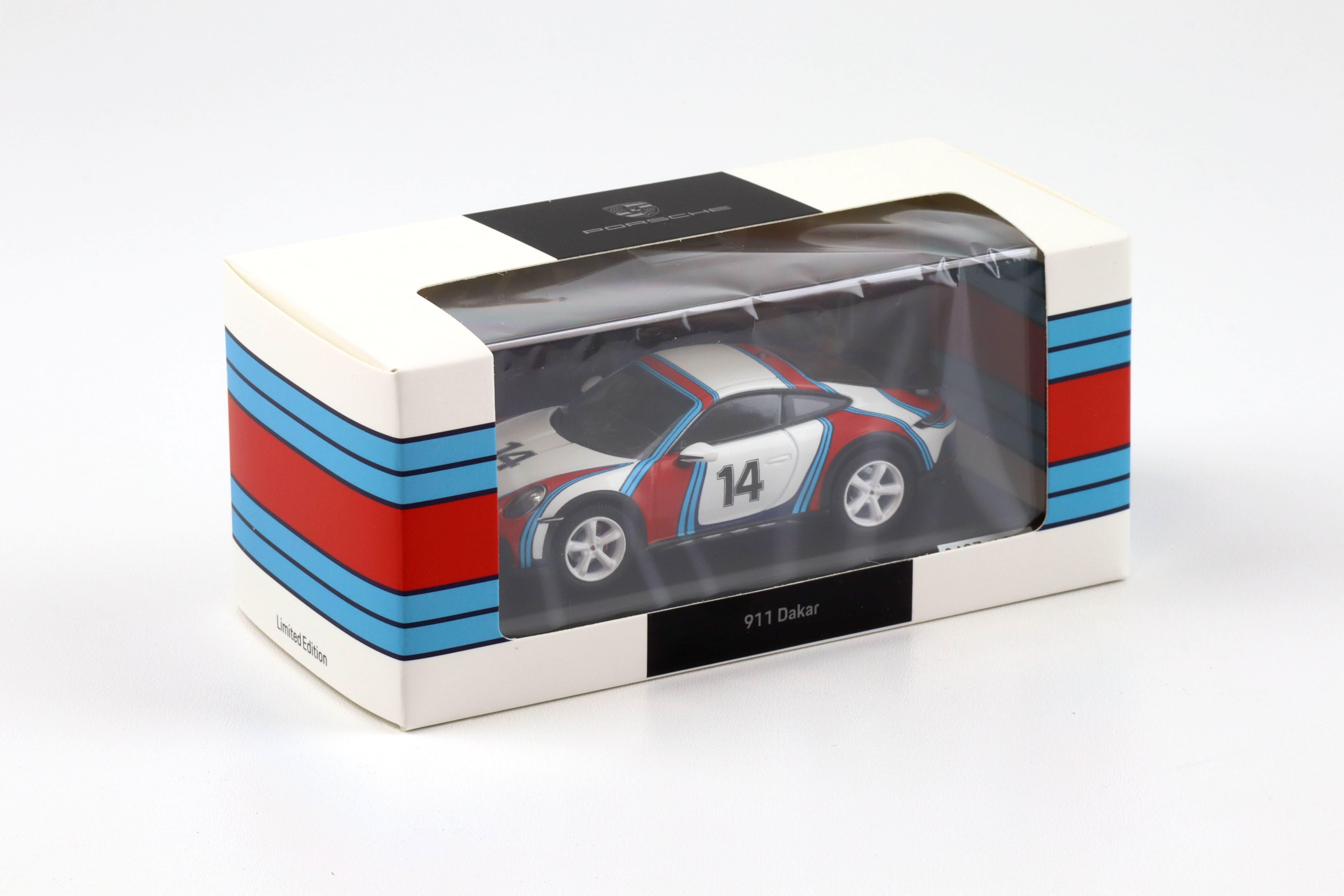 1:43 Spark Porsche 911 (992) Dakar #14 Rallye 1978 Martini Design WAP DEALER