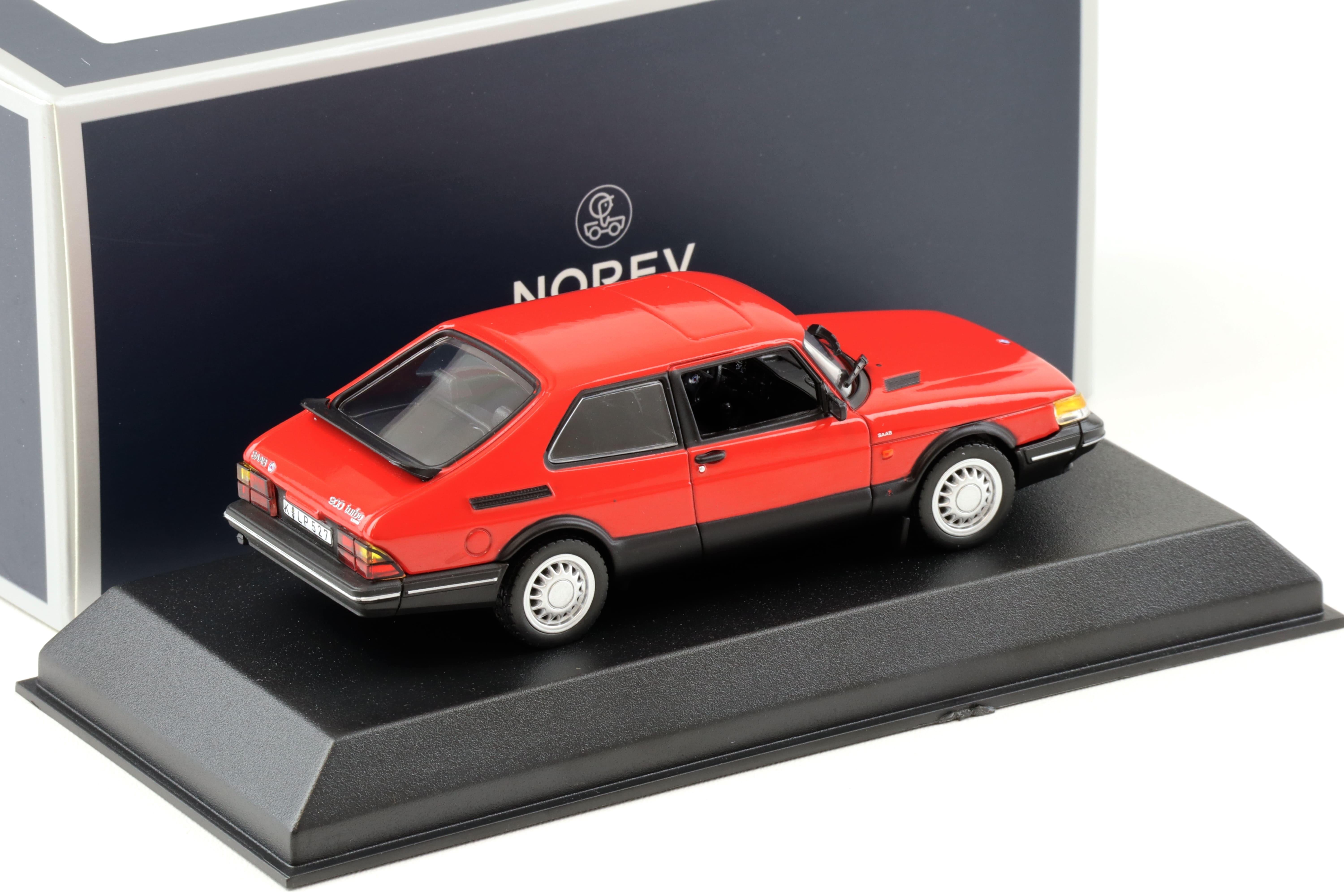 1:43 Norev Saab 900 Turbo 16 red/ black 1992 