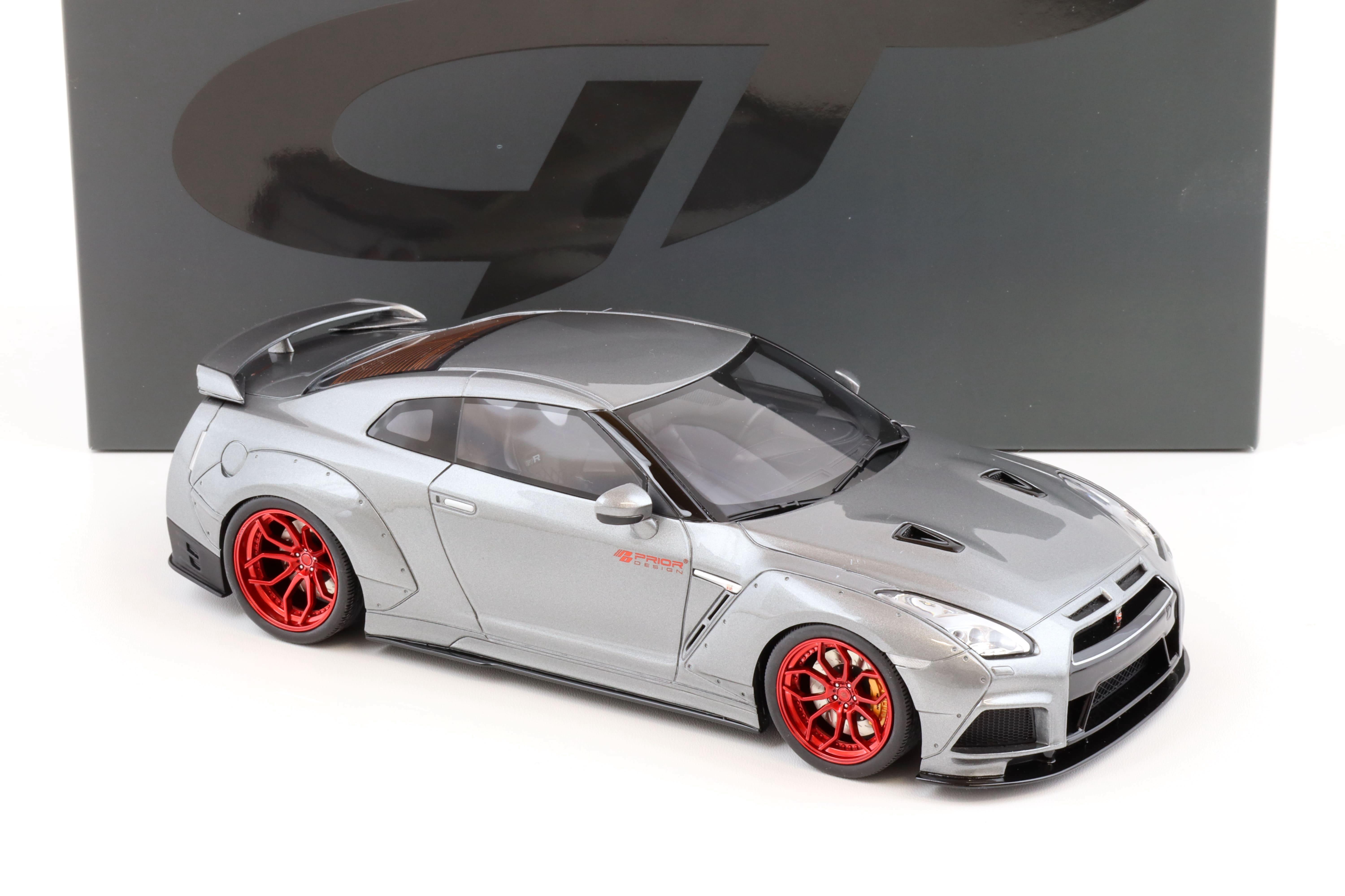 1:18 GT Spirit GT243 Nissan GT-R R35 modified by PRIOR Design 2015 grey metallic