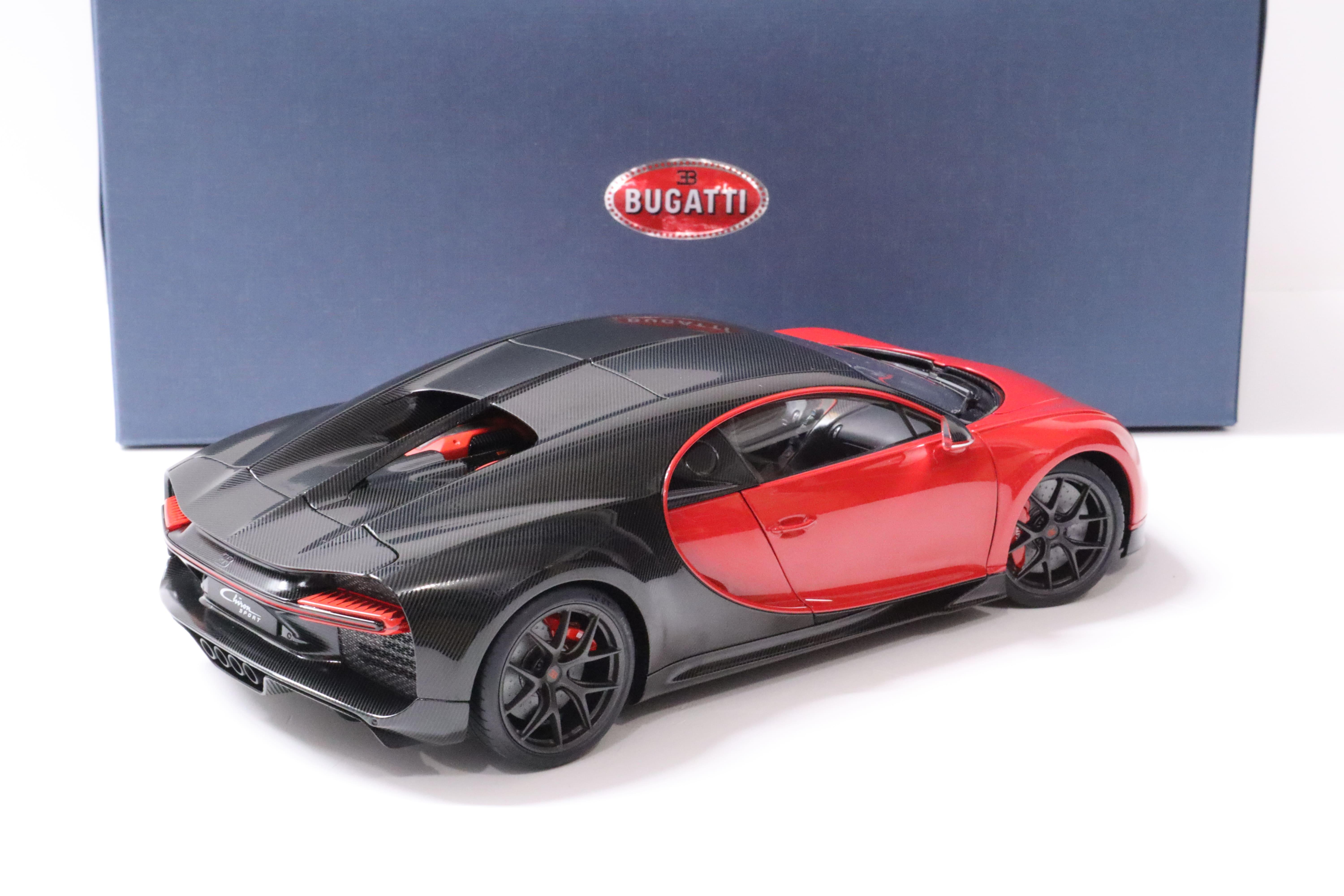 1:18 AUTOart Bugatti Chiron Sport 2019 Italian red/ Carbon