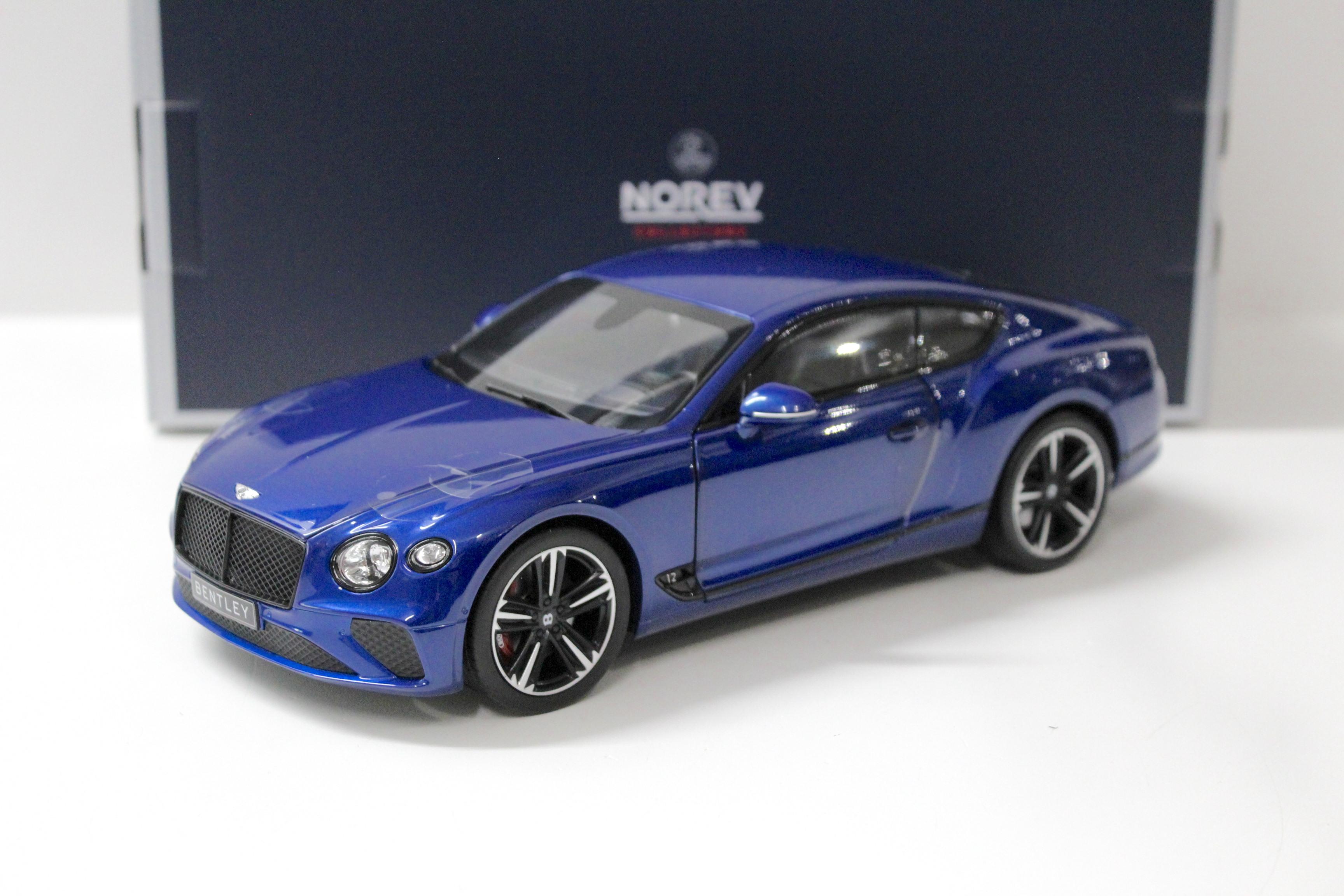 1:18 Norev Bentley Continental GT Coupe 2018 Sequin blue