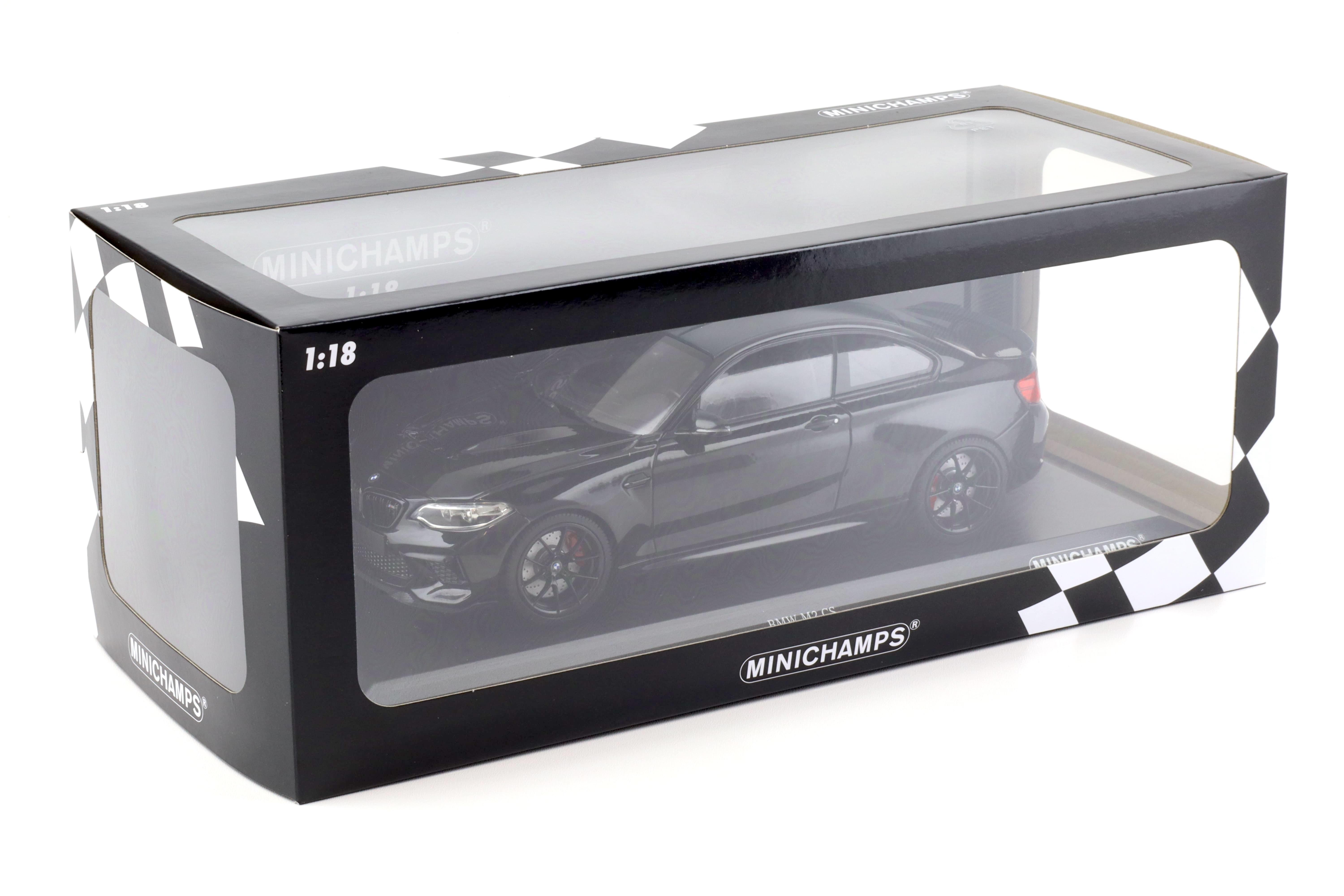 1:18 Minichamps BMW M2 CS (F87) Coupe 2020 black metallic with black wheels