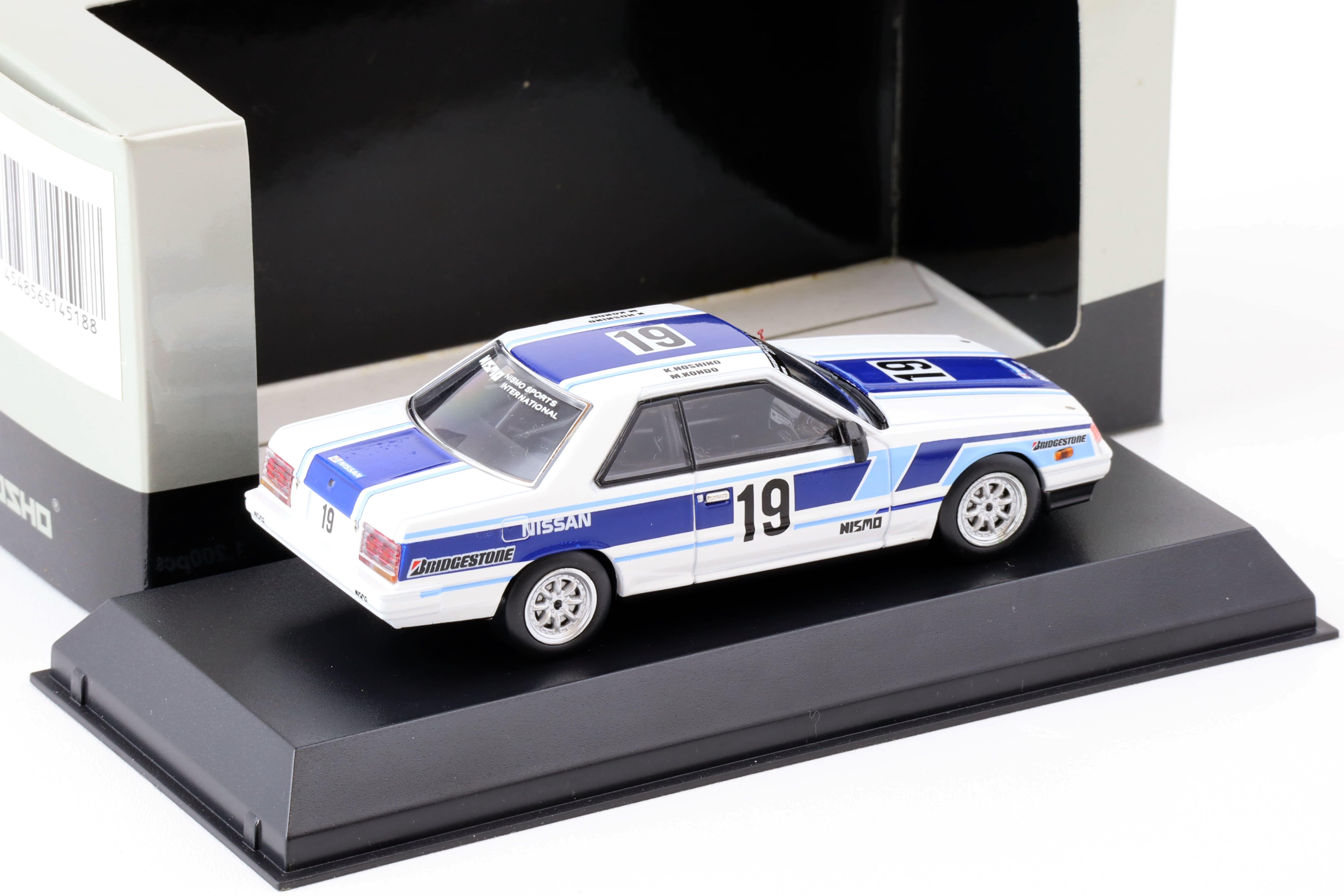 1:43 Kyosho Nissan Skyline RS Turbo (R30) Gr.A #19 blue/ white 1985