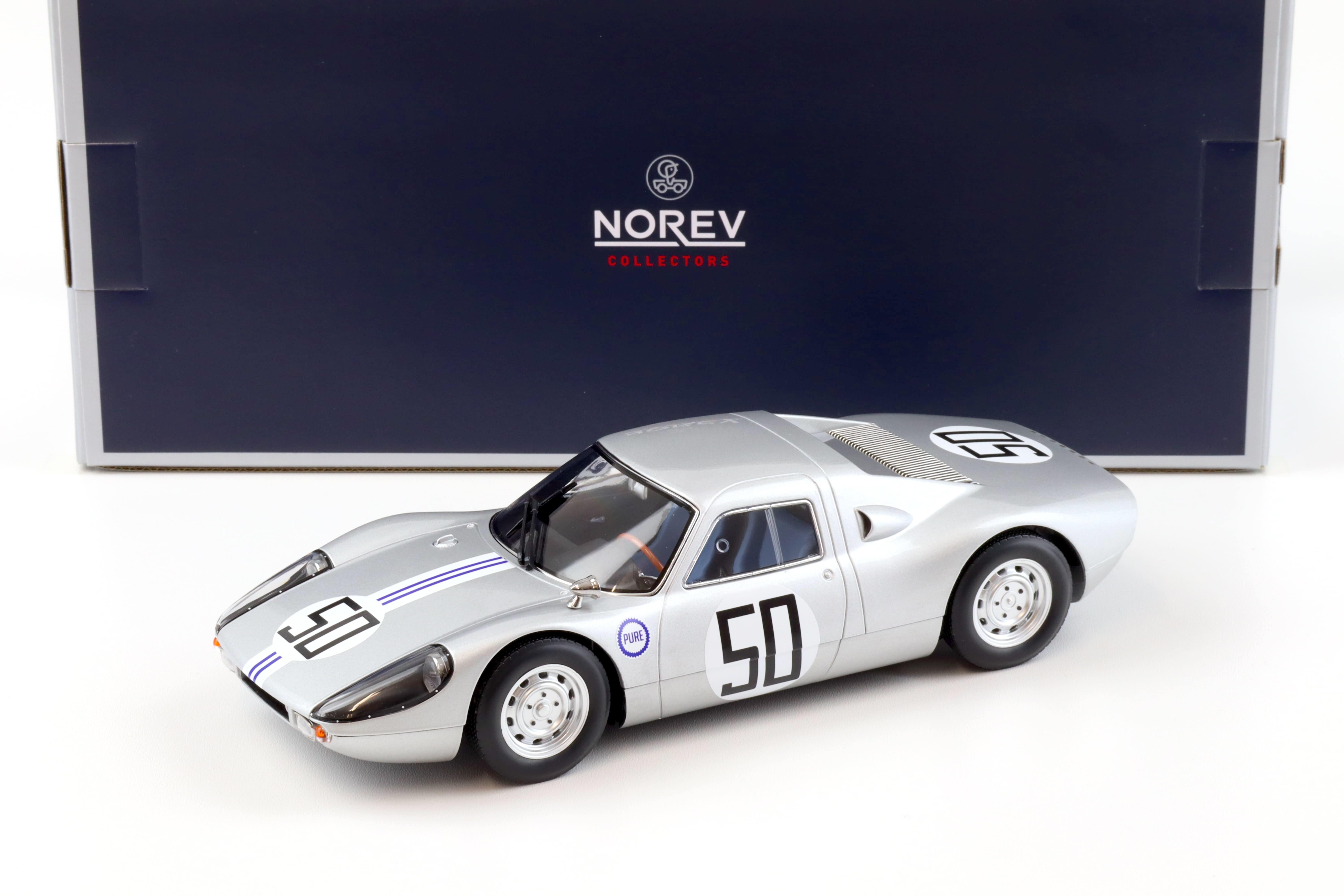 1:18 Norev Porsche 904 GTS American Challenge Cup 1964 C.Cassel #50 silver